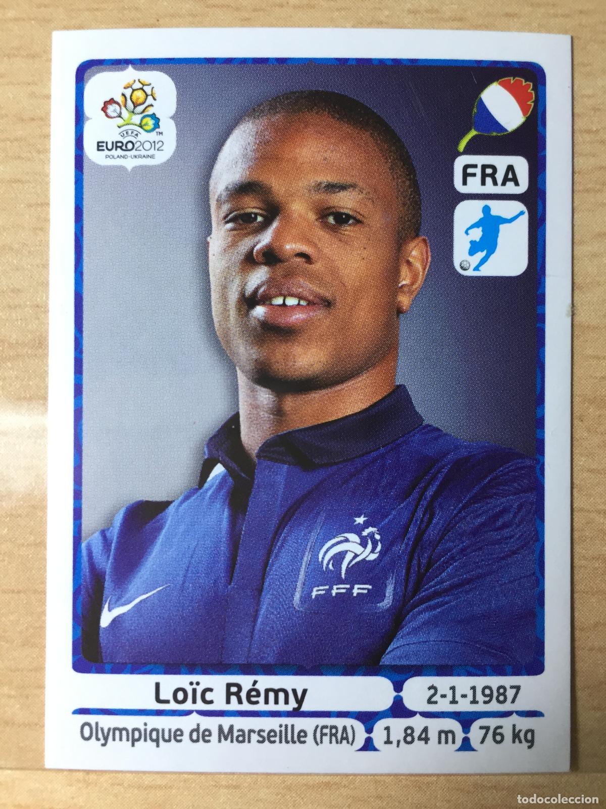 Football Stickers: 2012 - 479 LOIC REMY - FRANCIA - UEFA EURO 2012 - PANINI