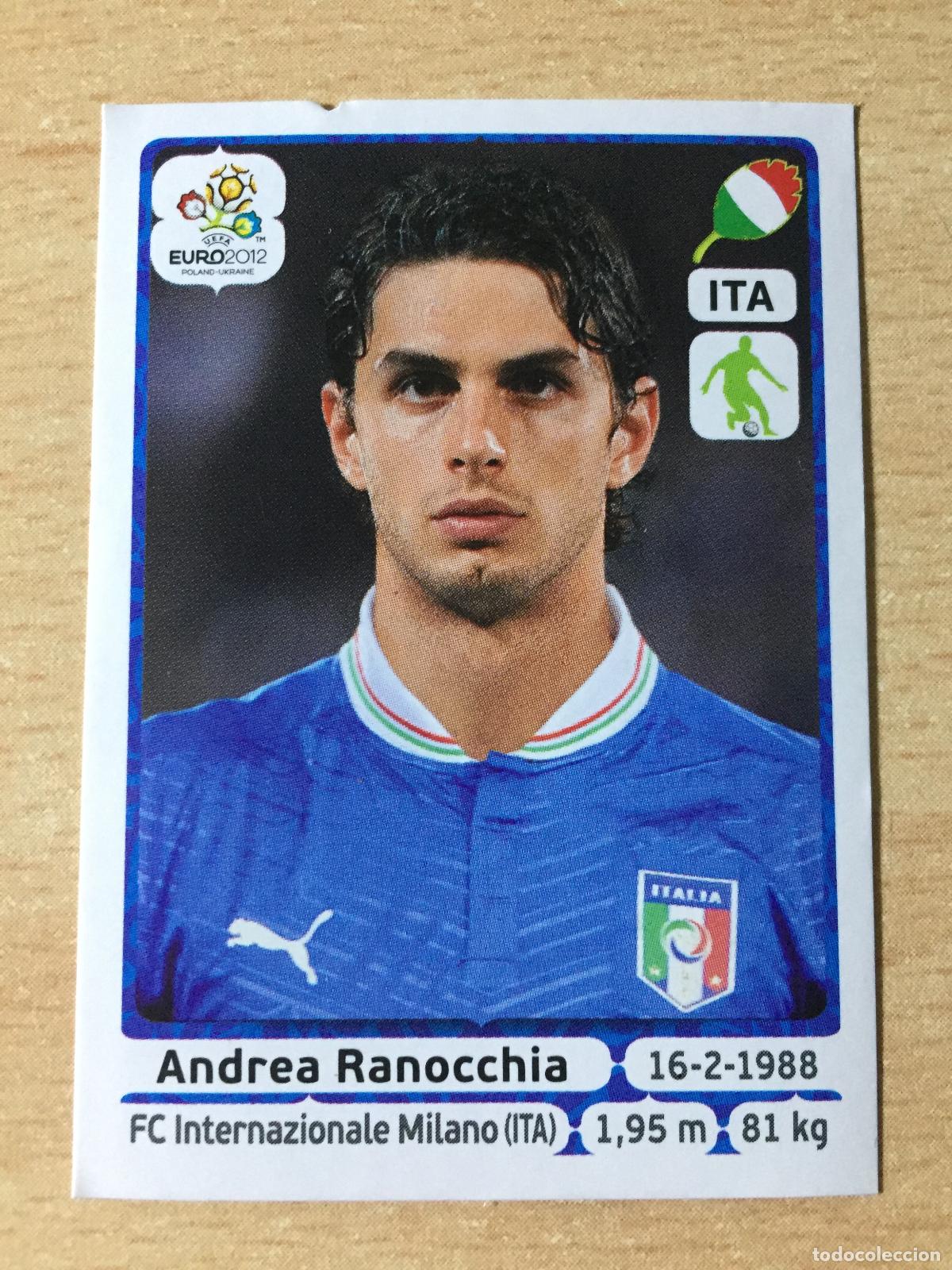 Football Stickers: 2012 - 320 ANDREA RANOCCHIA - ITALIA - UEFA EURO 2012 - PANINI