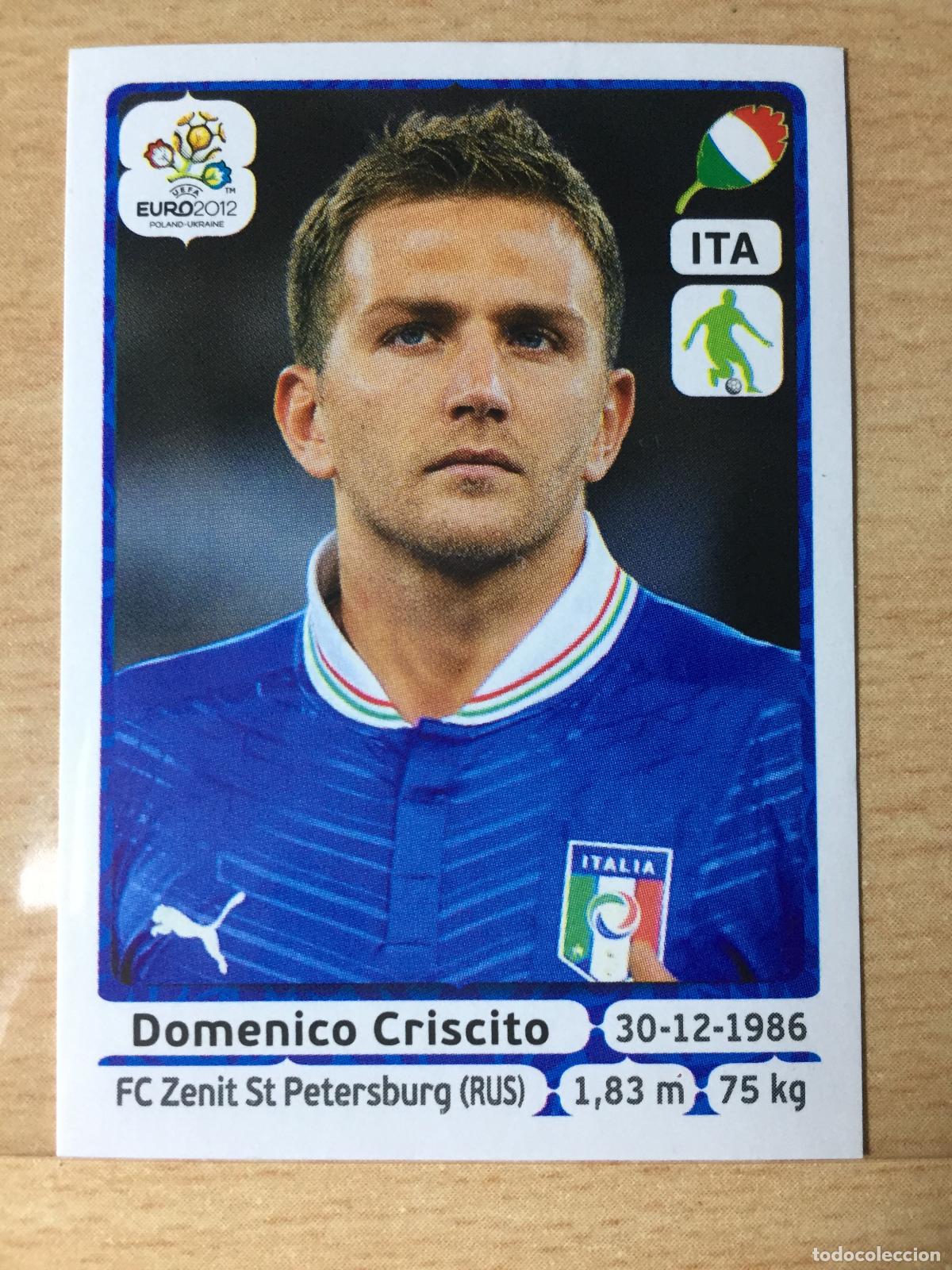 Fu&szlig;ball-Sticker: 2012 - 322 DOMENICO CRISCITO - ITALIA - UEFA EURO 2012 - PANINI