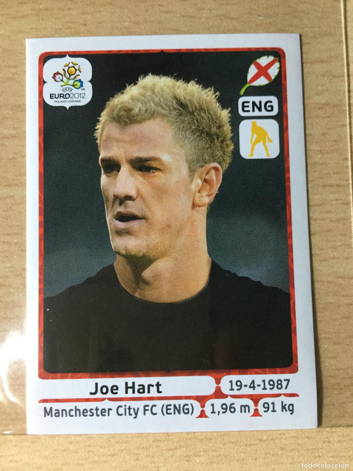 Fu&szlig;ball-Sticker: 2012 - 490 JOE HART - INGLATERRA - UEFA EURO 2012 - PANINI