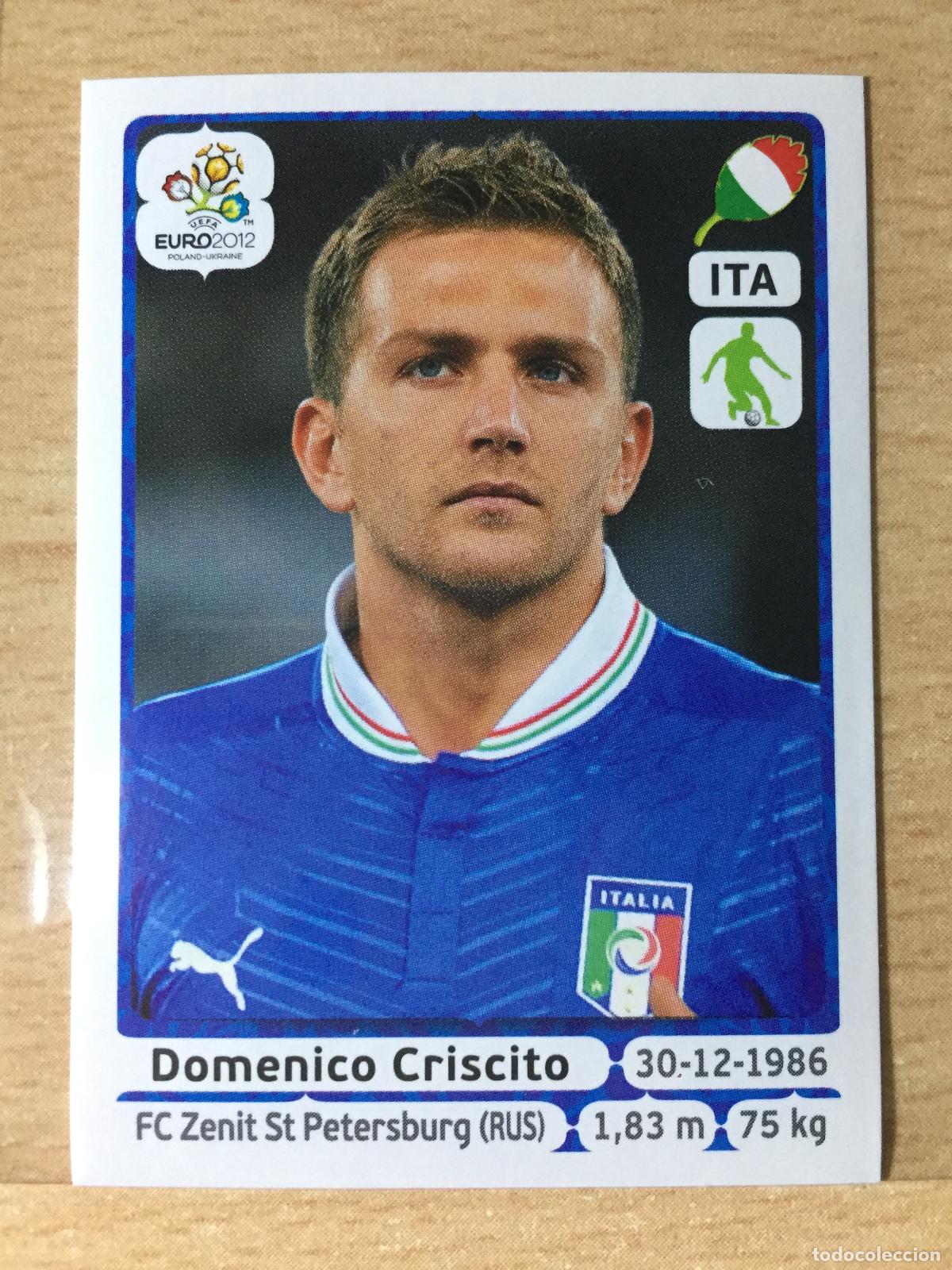Fu&szlig;ball-Sticker: 2012 - 322 DOMENICO CRISCITO - ITALIA - UEFA EURO 2012 - PANINI