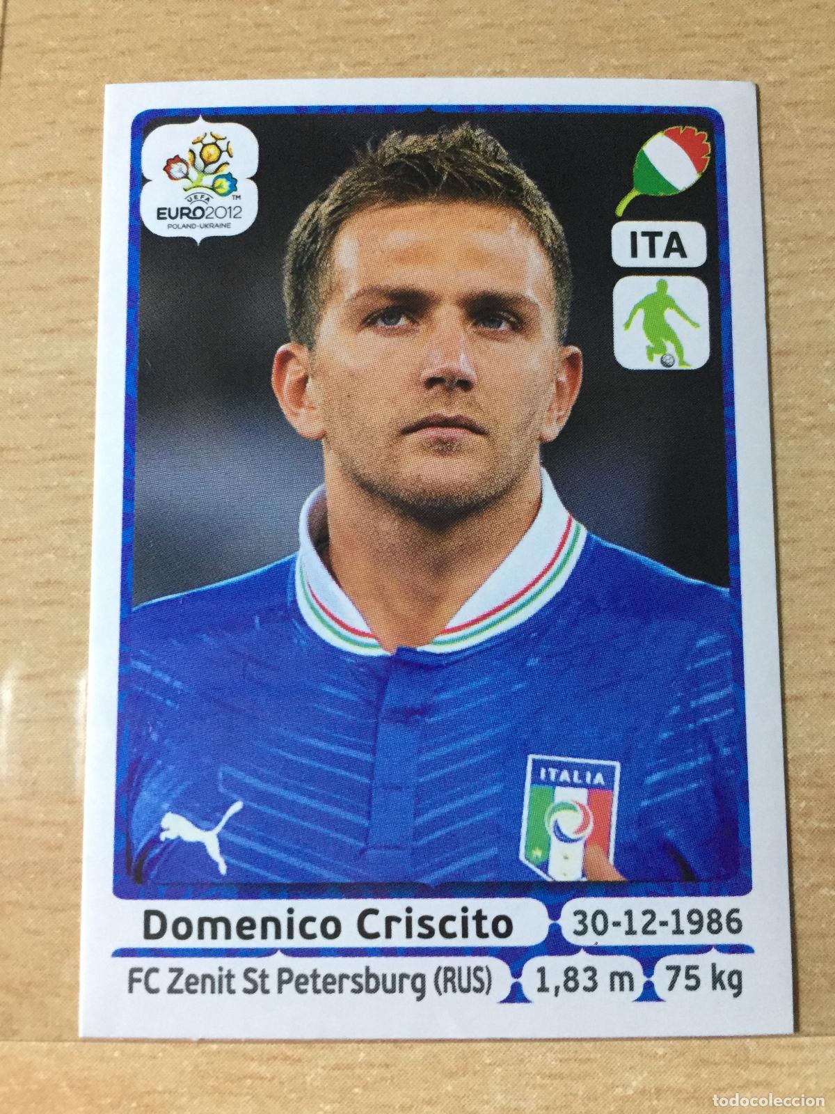 Fu&szlig;ball-Sticker: 2012 - 322 DOMENICO CRISCITO - ITALIA - UEFA EURO 2012 - PANINI