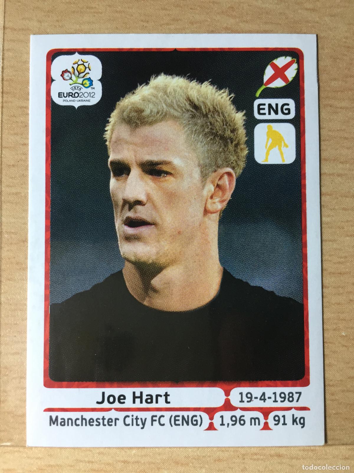 Fu&szlig;ball-Sticker: 2012 - 490 JOE HART - INGLATERRA - UEFA EURO 2012 - PANINI