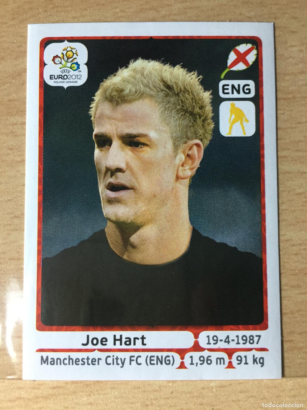 Fu&szlig;ball-Sticker: 2012 - 490 JOE HART - INGLATERRA - UEFA EURO 2012 - PANINI