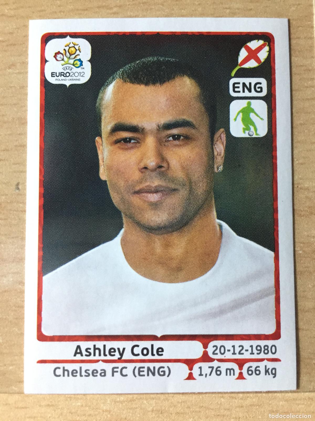 Fu&szlig;ball-Sticker: 2012 - 493 ASHLEY COLE - INGLATERRA - UEFA EURO 2012 - PANINI