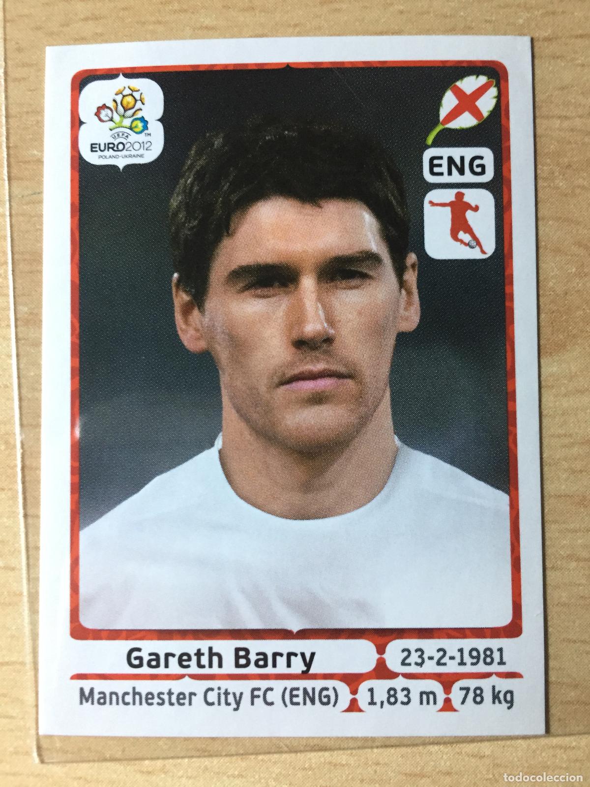 Fu&szlig;ball-Sticker: 2012 - 498 GARETH BARRY - INGLATERRA - UEFA EURO 2012 - PANINI