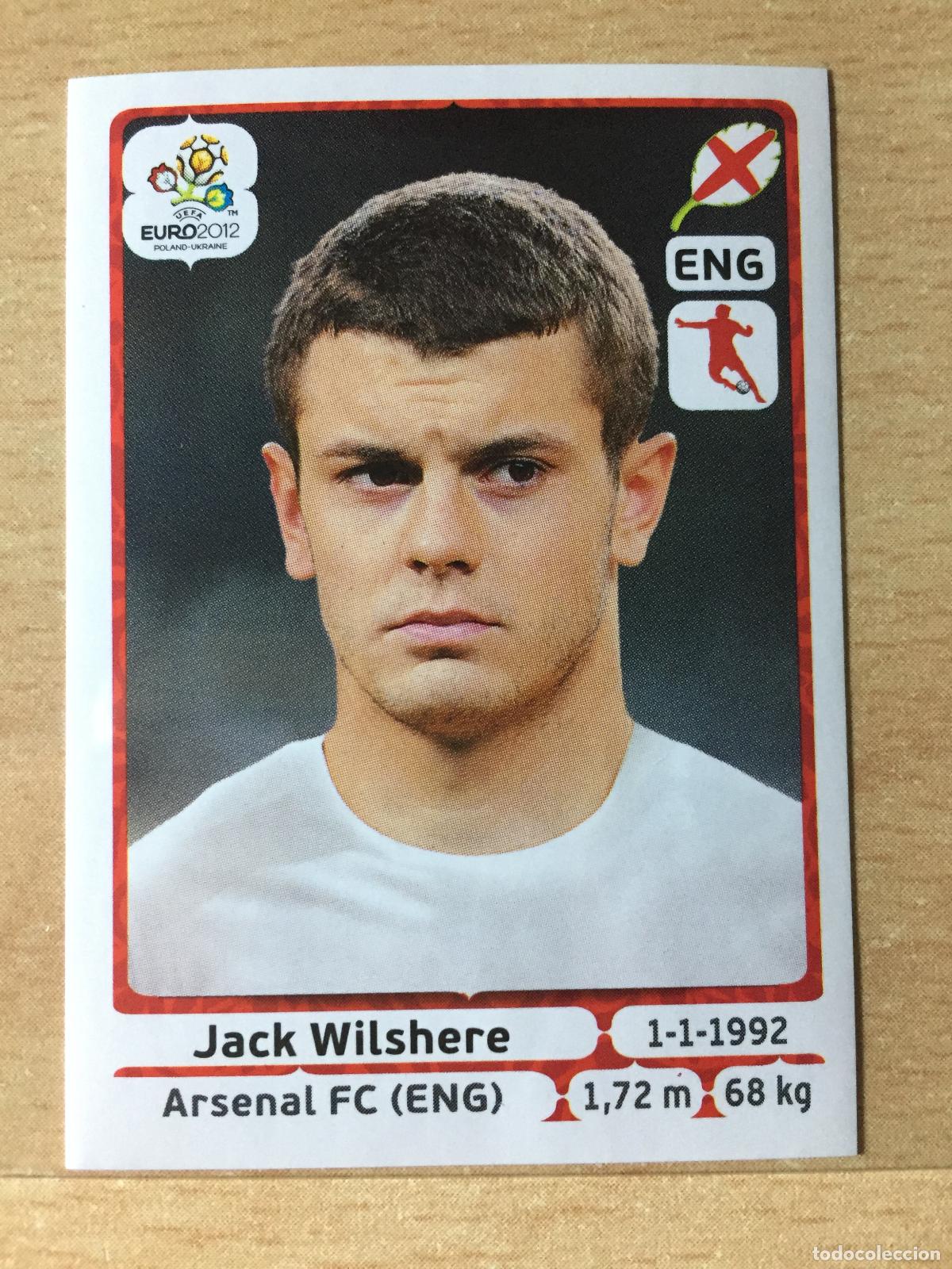 Football Stickers: 2012 - 502 JACK WILSHERE - INGLATERRA - UEFA EURO 2012 - PANINI