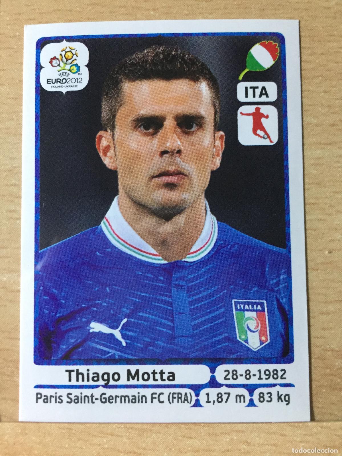 Football Stickers: 2012 - 326 THIAGO MOTTA - ITALIA - UEFA EURO 2012 - PANINI