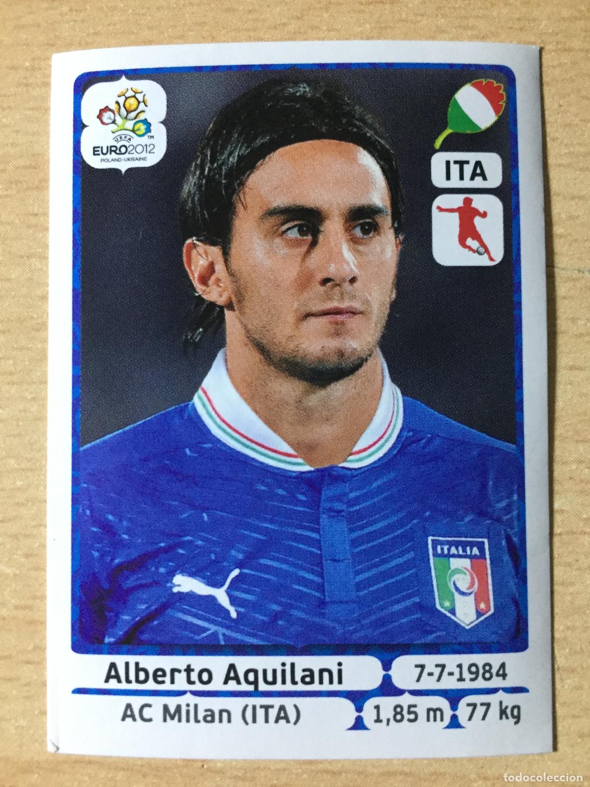 Football Stickers: 2012 - 329 ALBERTO AQUILANI - ITALIA - UEFA EURO 2012 - PANINI