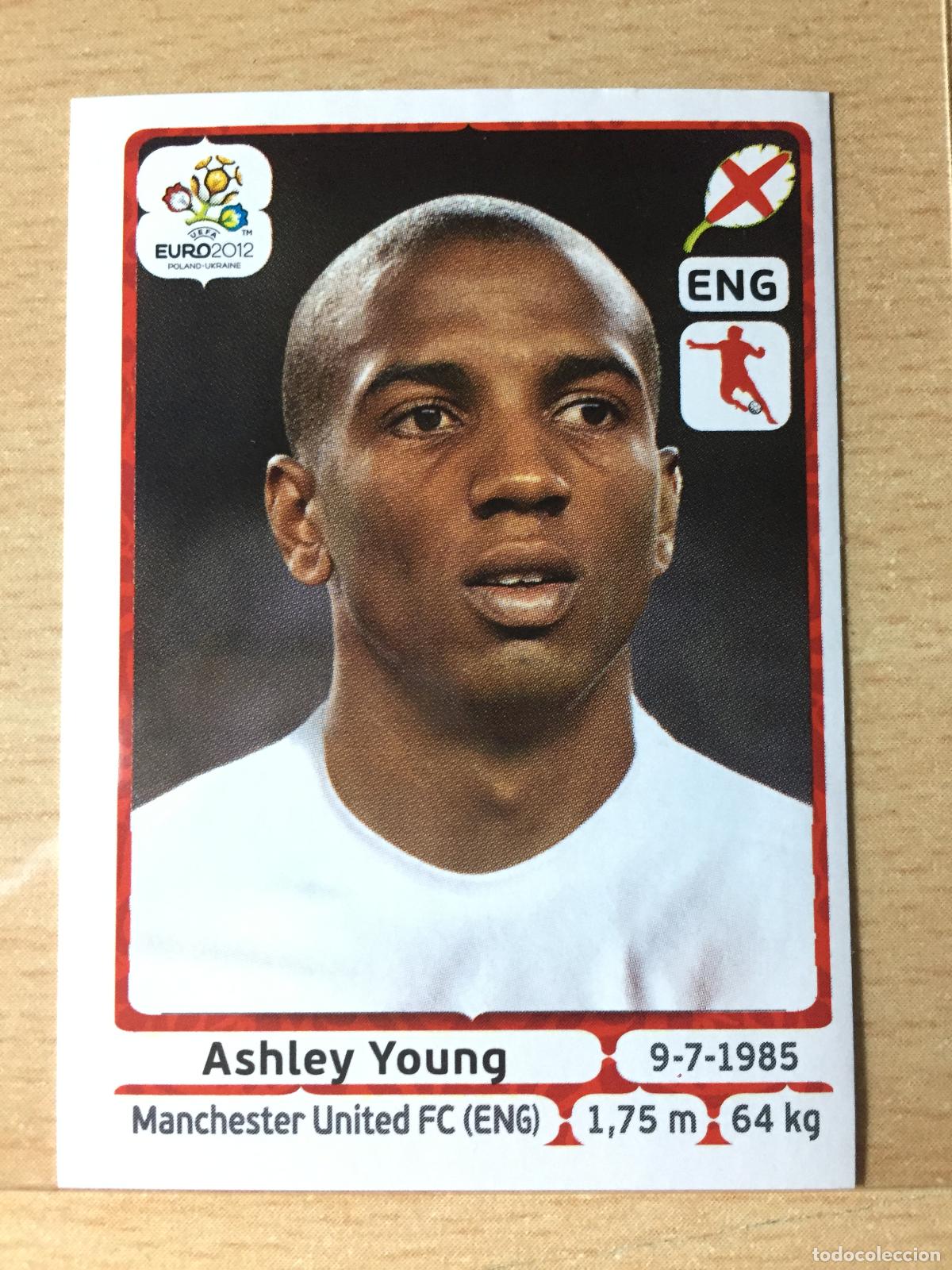 Football Stickers: 2012 - 503 ASHLEY YOUNG - INGLATERRA - UEFA EURO 2012 - PANINI
