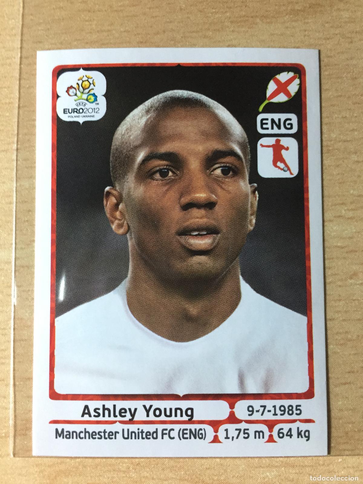 Football Stickers: 2012 - 503 ASHLEY YOUNG - INGLATERRA - UEFA EURO 2012 - PANINI