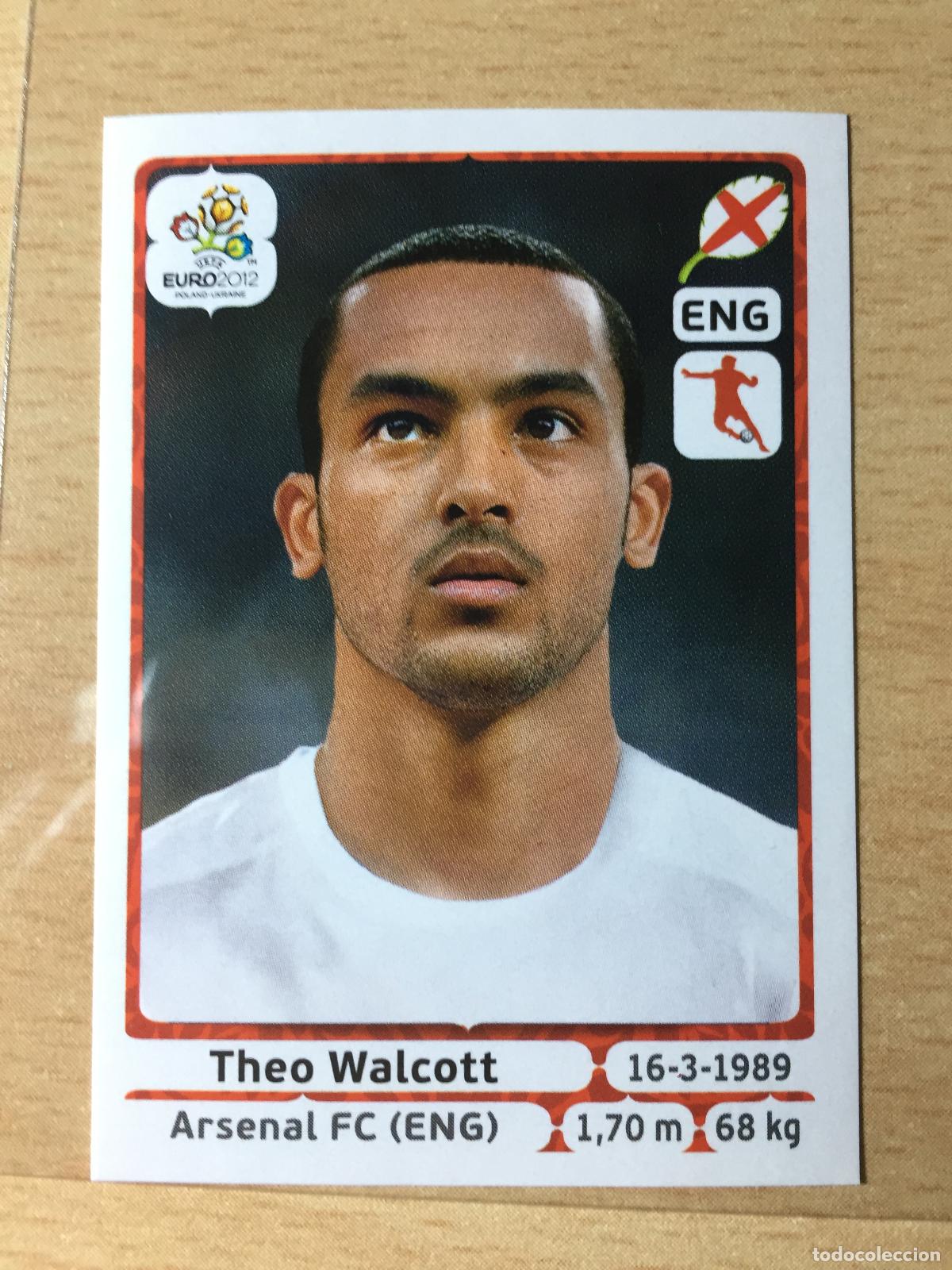 Football Stickers: 2012 - 505 THEO WALCOTT - INGLATERRA - UEFA EURO 2012 - PANINI
