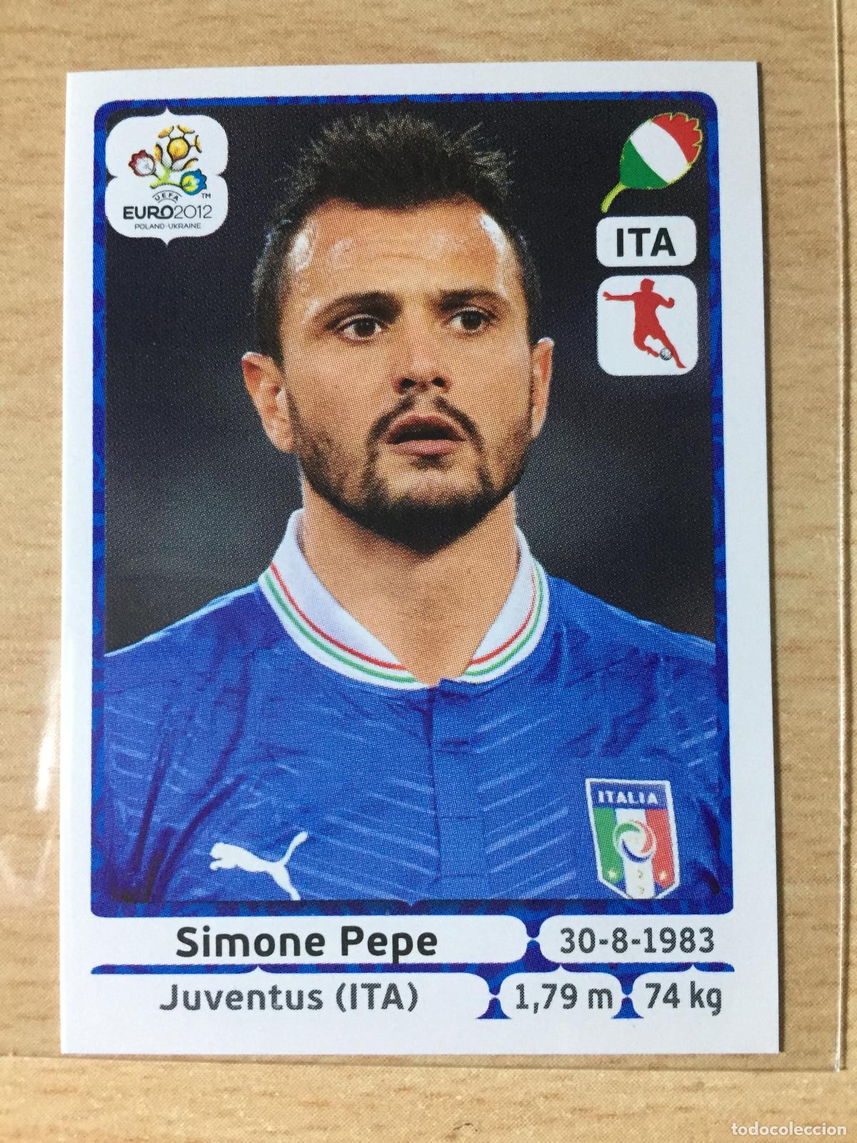 Football Stickers: 2012 - 330 SIMONE PEPE - ITALIA - UEFA EURO 2012 - PANINI