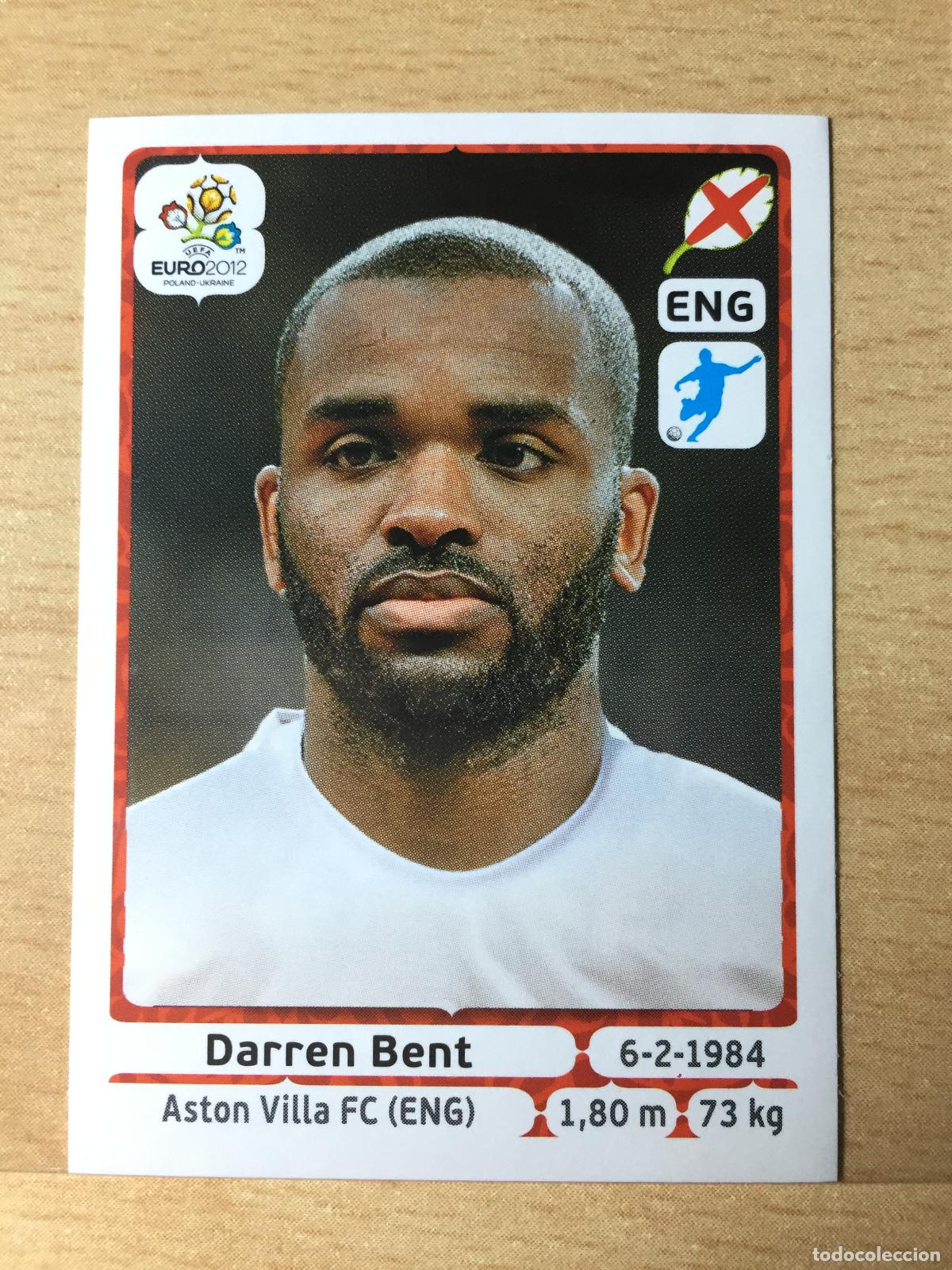 Cromos de F&uacute;tbol: 2012 - 508 DARREN BENT - INGLATERRA - UEFA EURO 2012 - PANINI