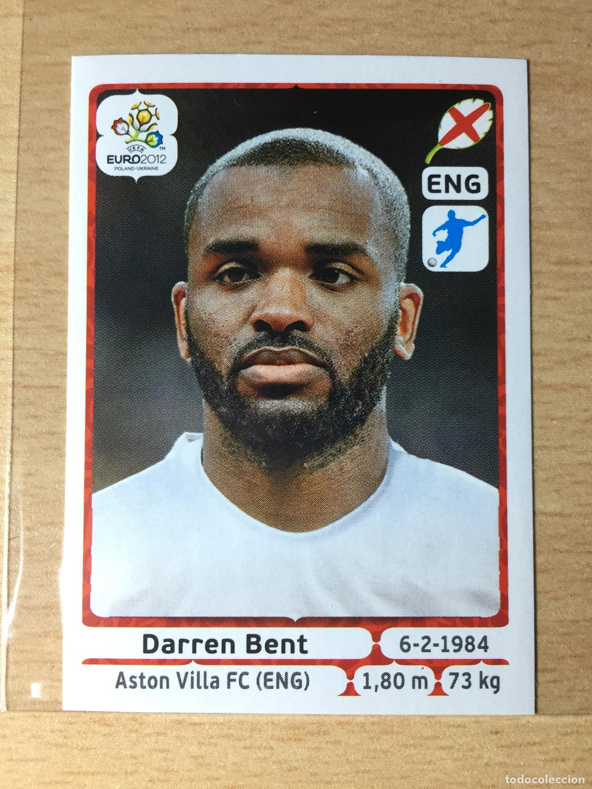 Cromos de F&uacute;tbol: 2012 - 508 DARREN BENT - INGLATERRA - UEFA EURO 2012 - PANINI
