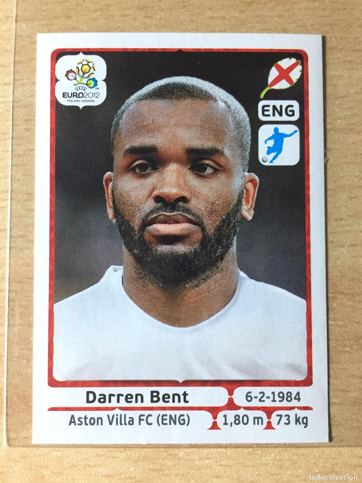 Cromos de F&uacute;tbol: 2012 - 508 DARREN BENT - INGLATERRA - UEFA EURO 2012 - PANINI