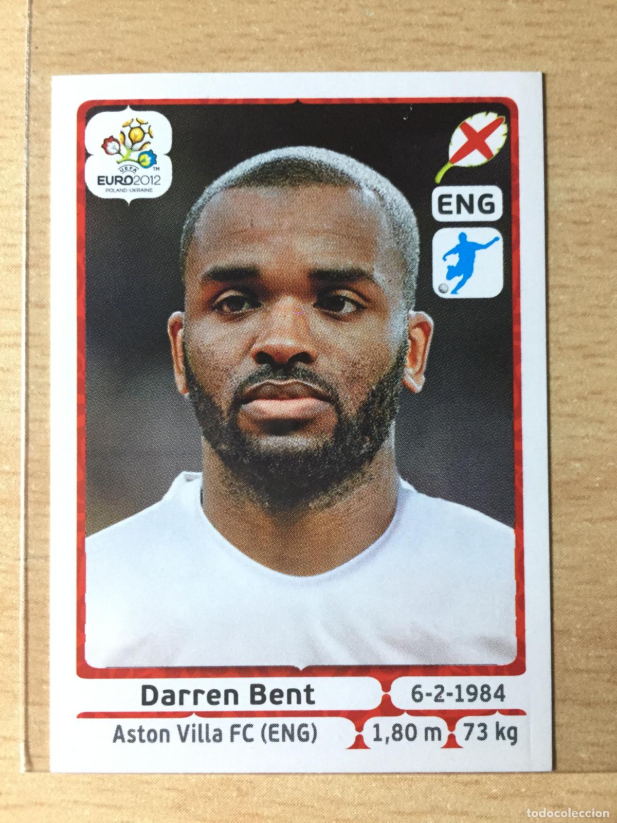 Cromos de F&uacute;tbol: 2012 - 508 DARREN BENT - INGLATERRA - UEFA EURO 2012 - PANINI