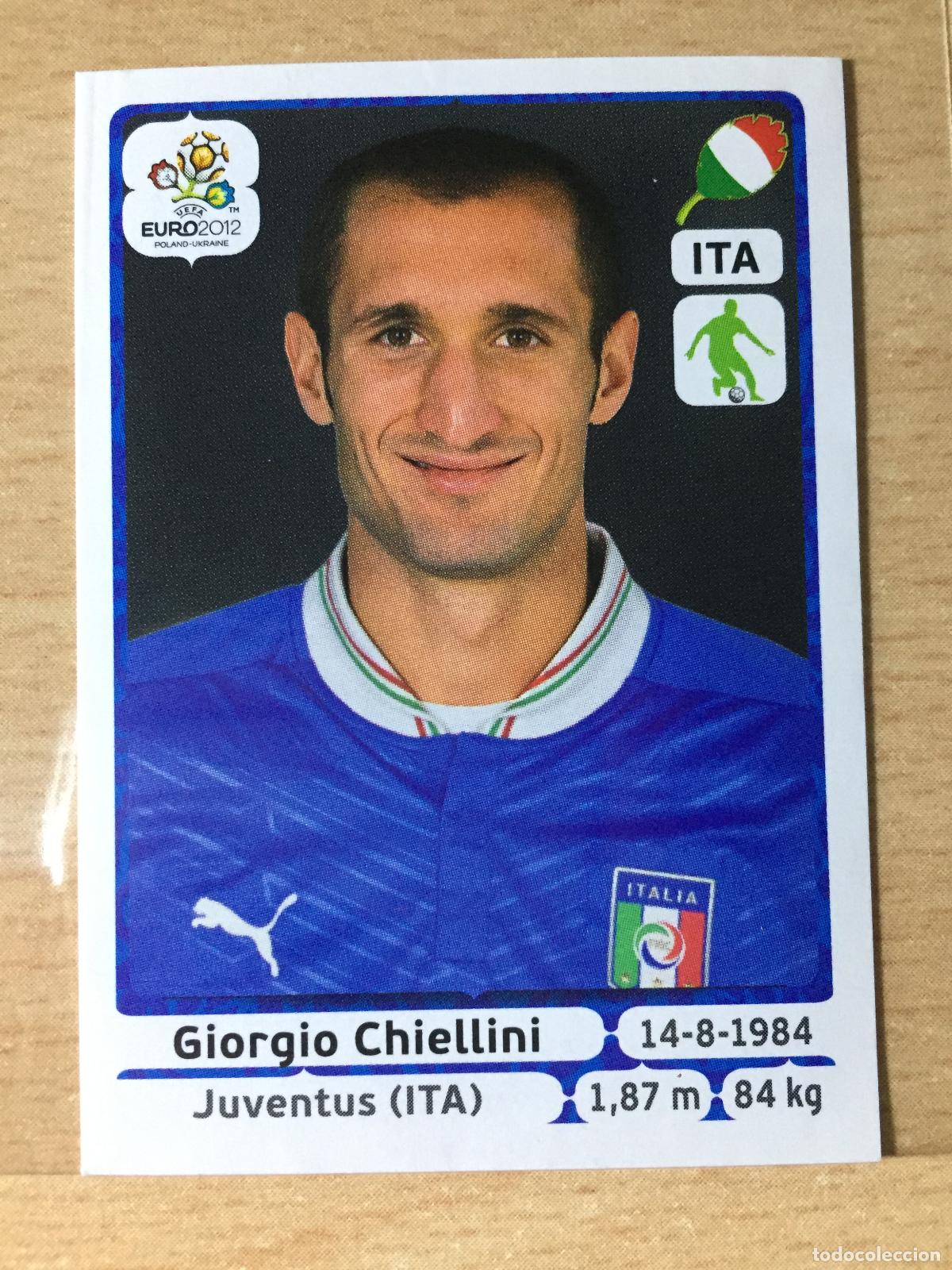 Cromos de F&uacute;tbol: 2012 - 318 GIORGIO CHIELLINI - ITALIA - UEFA EURO 2012 - PANINI