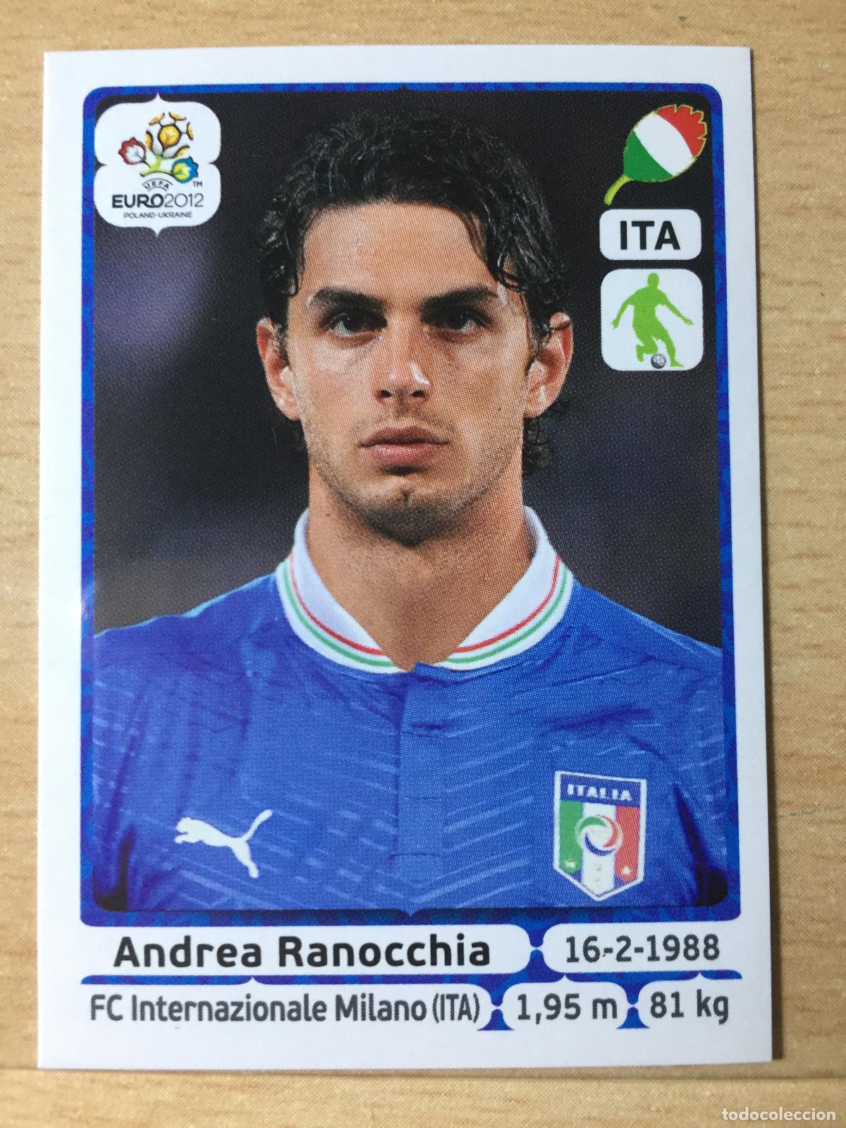 Cromos de F&uacute;tbol: 2012 - 320 ANDREA RANOCCHIA - ITALIA - UEFA EURO 2012 - PANINI