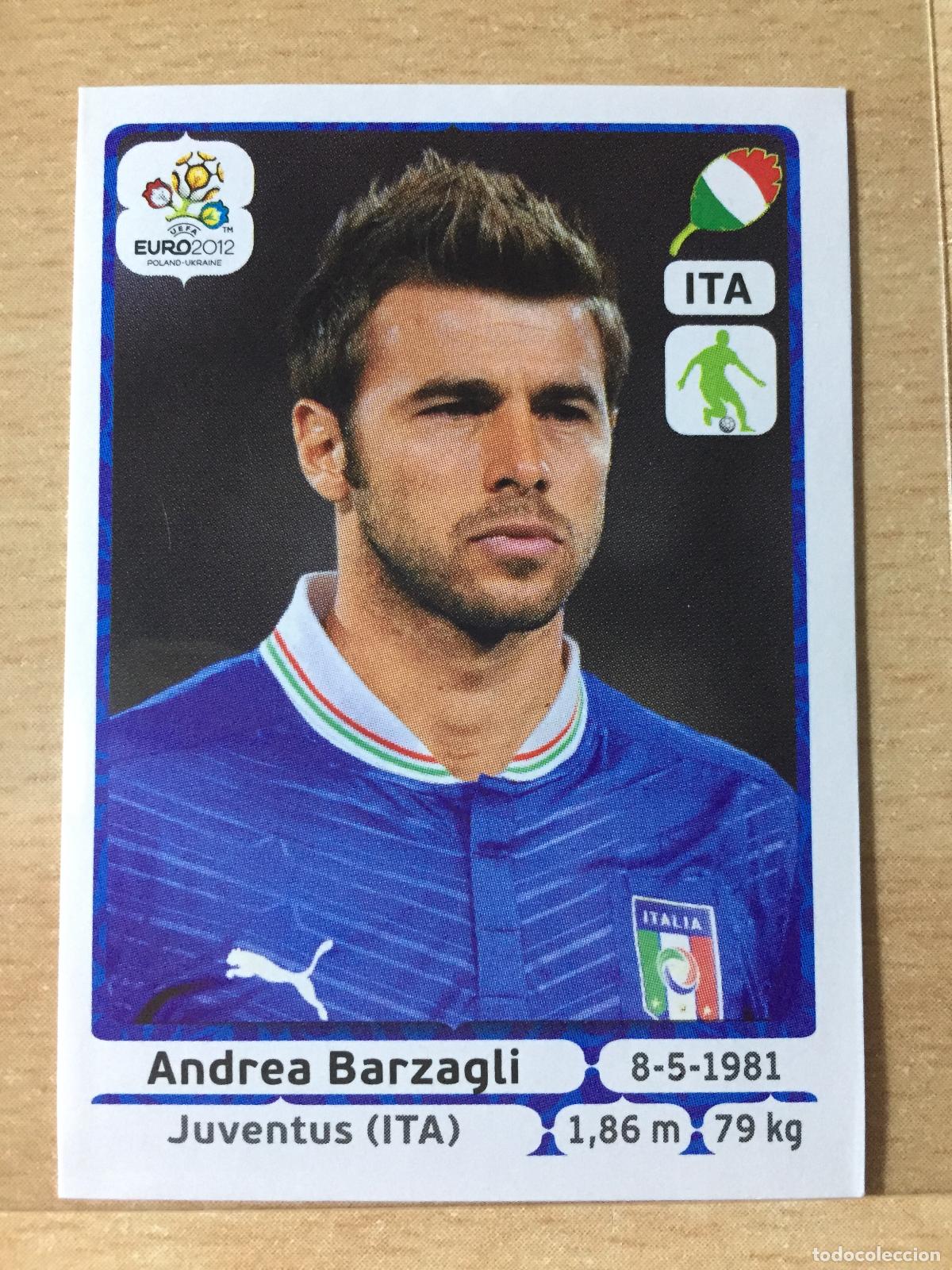 Cromos de F&uacute;tbol: 2012 - 319 ANDREA BARZAGLI - ITALIA - UEFA EURO 2012 - PANINI
