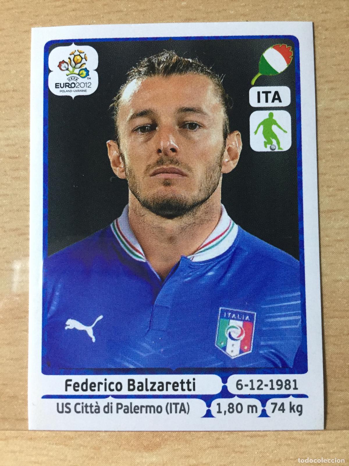 Cromos de F&uacute;tbol: 2012 - 321 BALZARETTI - ITALIA - UEFA EURO 2012 - PANINI