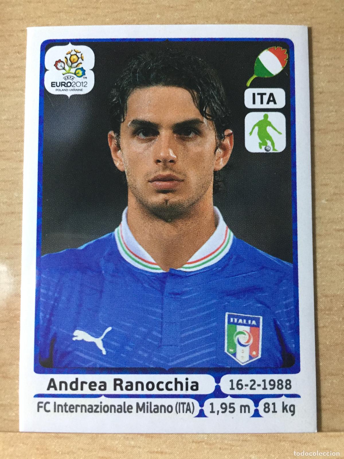 Cromos de F&uacute;tbol: 2012 - 320 ANDREA RANOCCHIA - ITALIA - UEFA EURO 2012 - PANINI