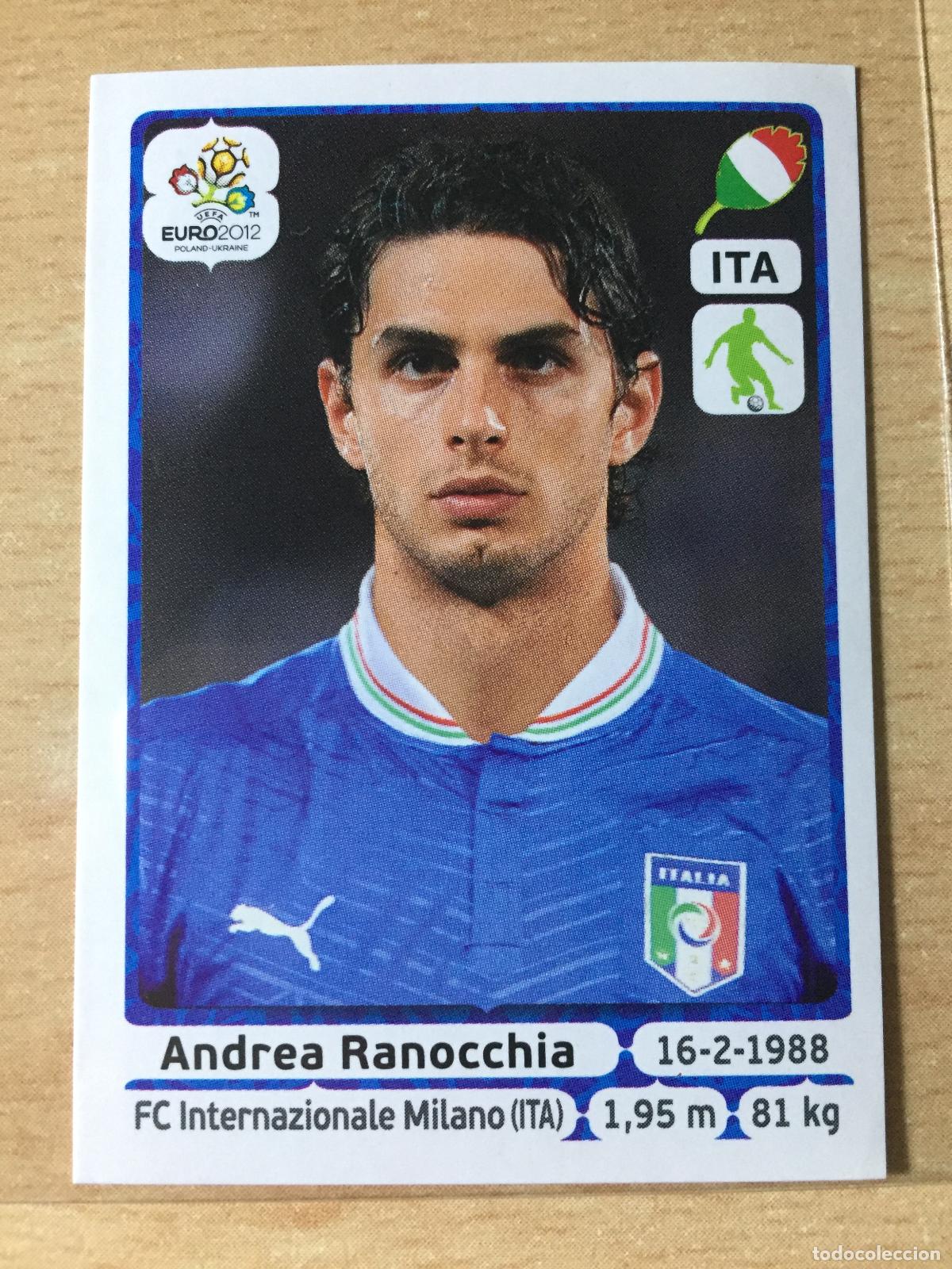 Cromos de F&uacute;tbol: 2012 - 320 ANDREA RANOCCHIA - ITALIA - UEFA EURO 2012 - PANINI
