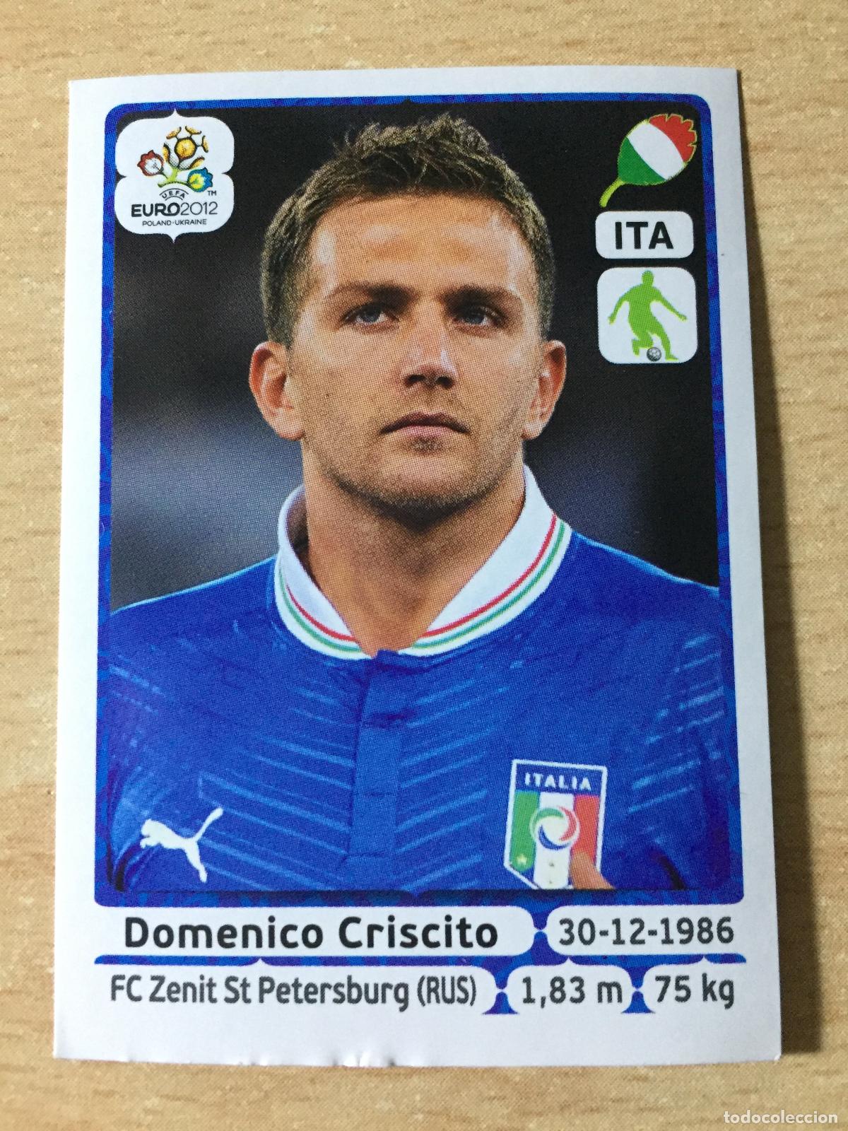 Cromos de F&uacute;tbol: 2012 - 322 DOMENICO CRISCITO - ITALIA - UEFA EURO 2012 - PANINI