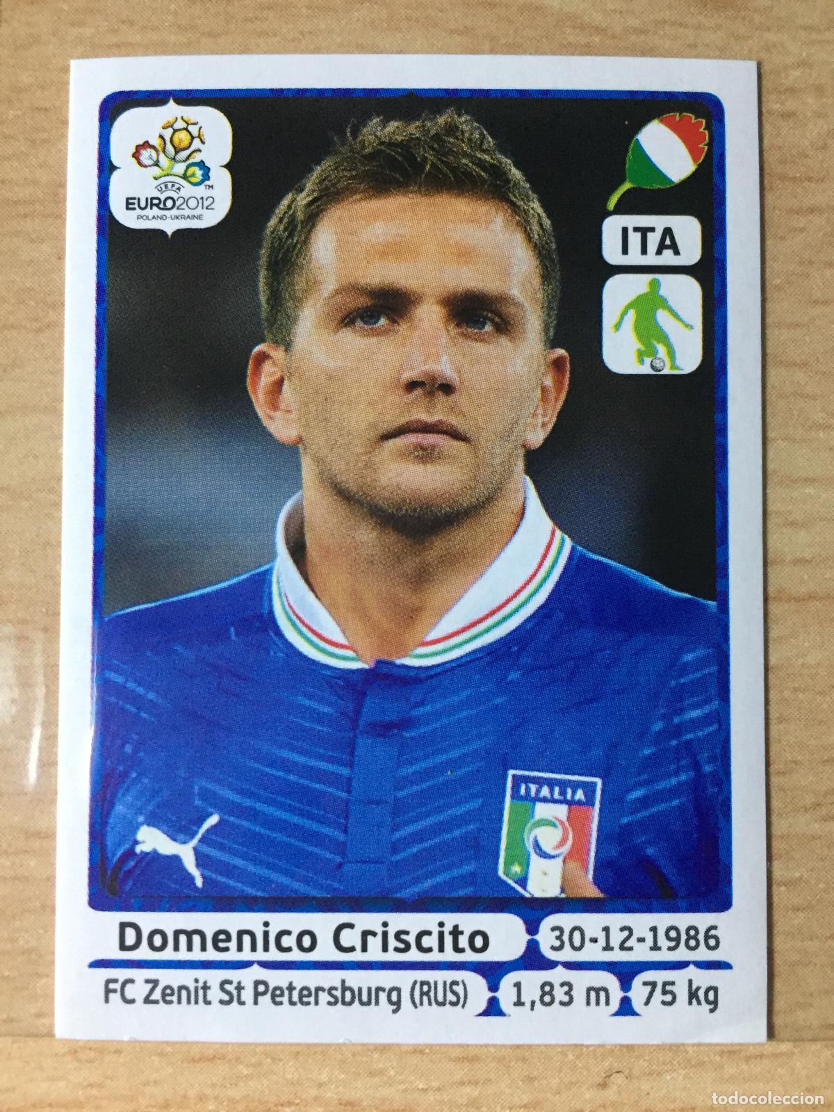 Cromos de F&uacute;tbol: 2012 - 322 DOMENICO CRISCITO - ITALIA - UEFA EURO 2012 - PANINI