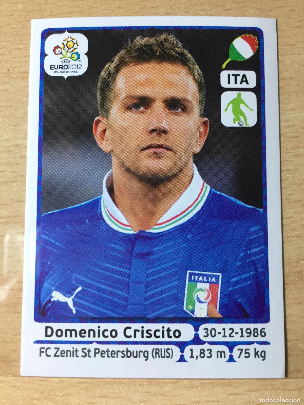 Cromos de F&uacute;tbol: 2012 - 322 DOMENICO CRISCITO - ITALIA - UEFA EURO 2012 - PANINI