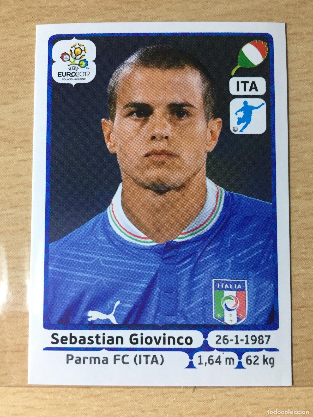 Cromos de F&uacute;tbol: 2012 - 331 SEBASTIAN GIOVINCO - ITALIA - UEFA EURO 2012 - PANINI