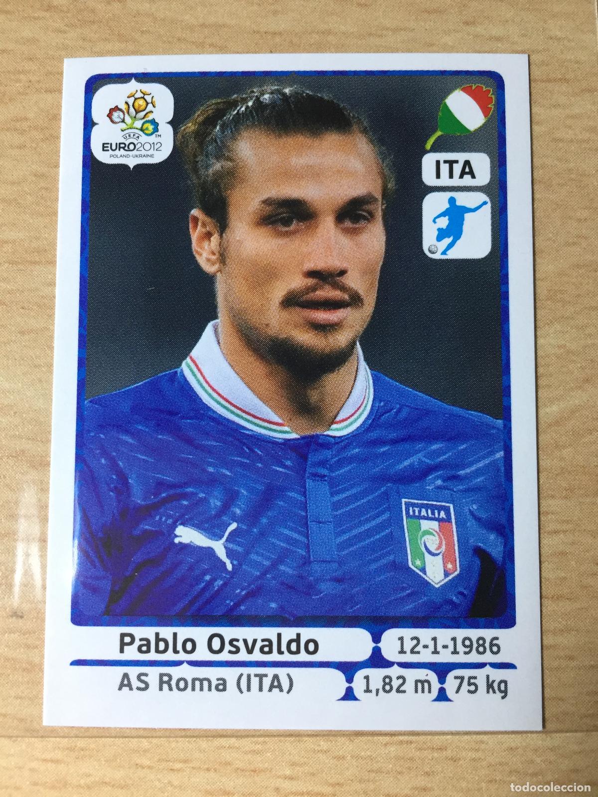Cromos de F&uacute;tbol: 2012 - 332 PABLO OSVALDO - ITALIA - UEFA EURO 2012 - PANINI