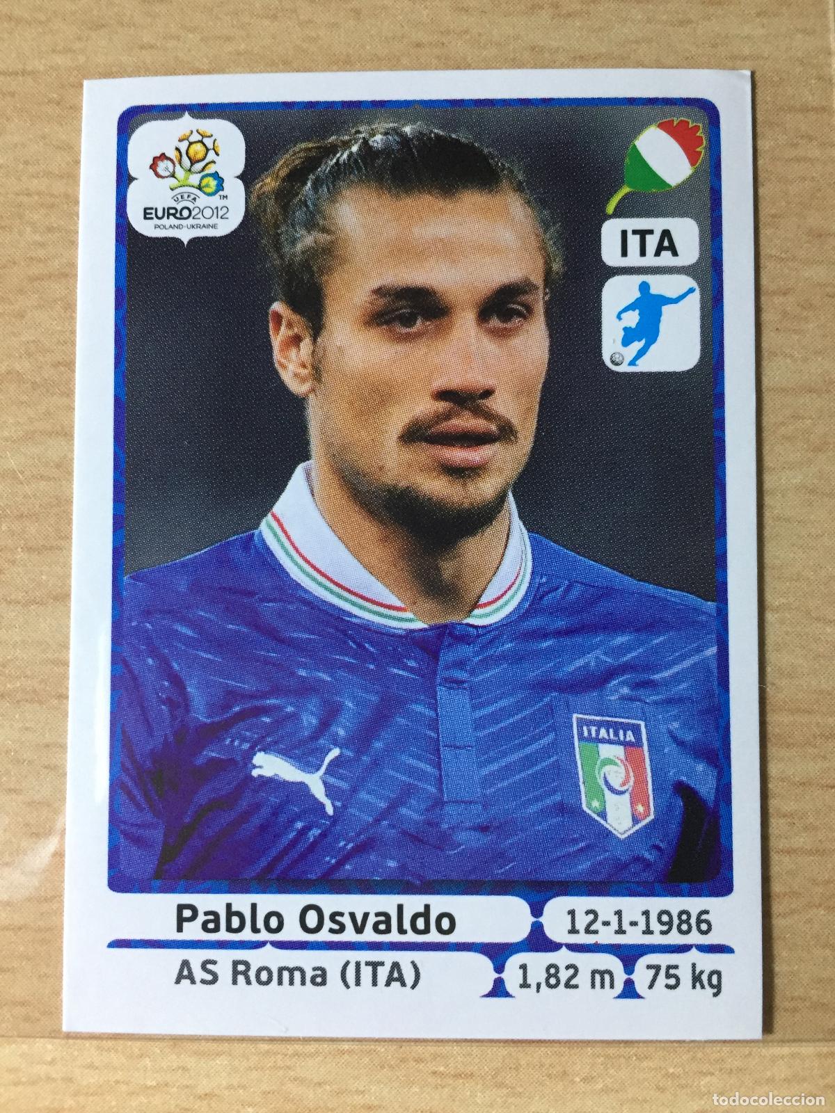 Cromos de F&uacute;tbol: 2012 - 332 PABLO OSVALDO - ITALIA - UEFA EURO 2012 - PANINI