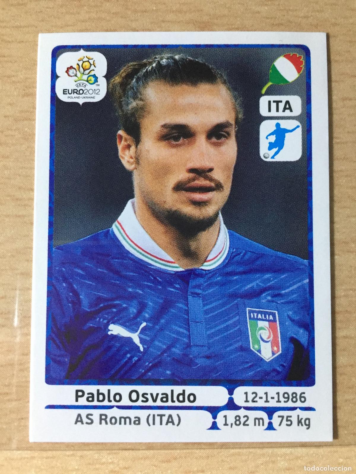 Cromos de F&uacute;tbol: 2012 - 332 PABLO OSVALDO - ITALIA - UEFA EURO 2012 - PANINI