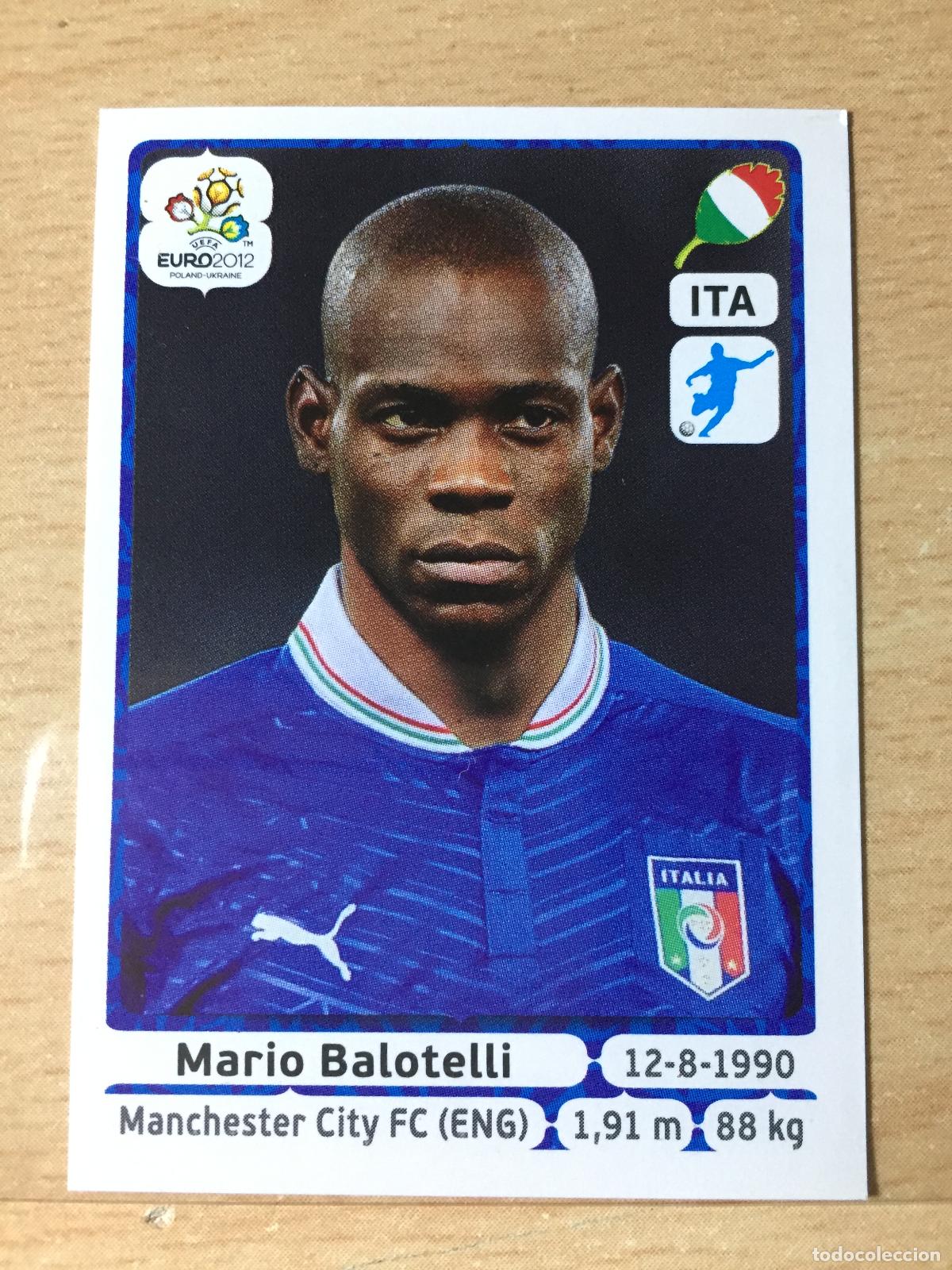 Fu&szlig;ball-Sticker: 2012 - 335 MARIO BALOTELLI - ITALIA - UEFA EURO 2012 - PANINI