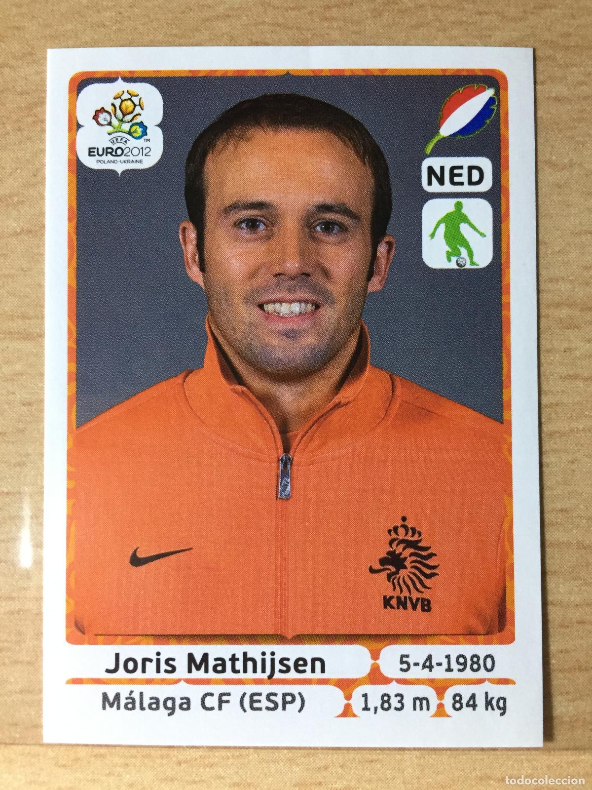 Fu&szlig;ball-Sticker: 2012 - 174 JORIS MATHIJSEN - PAISES BAJOS - UEFA EURO 2012 - PANINI