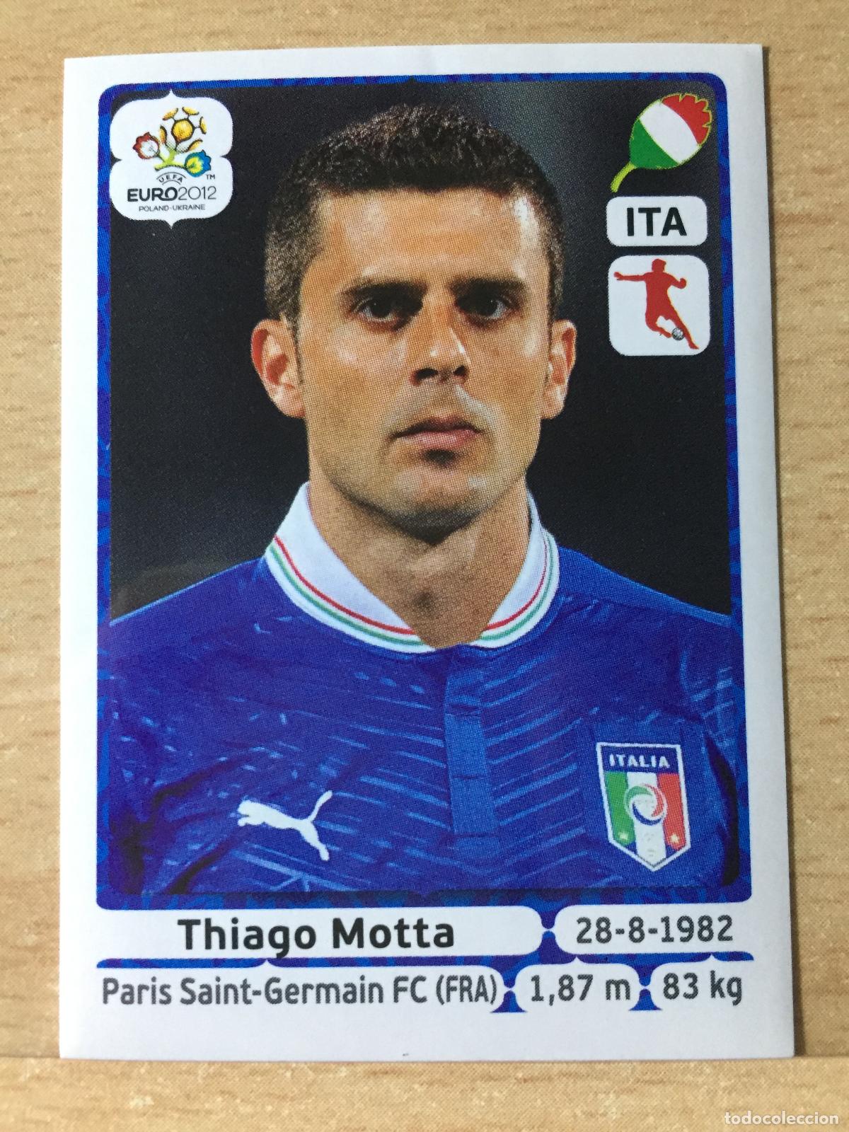 Fu&szlig;ball-Sticker: 2012 - 326 THIAGO MOTTA - ITALIA - UEFA EURO 2012 - PANINI