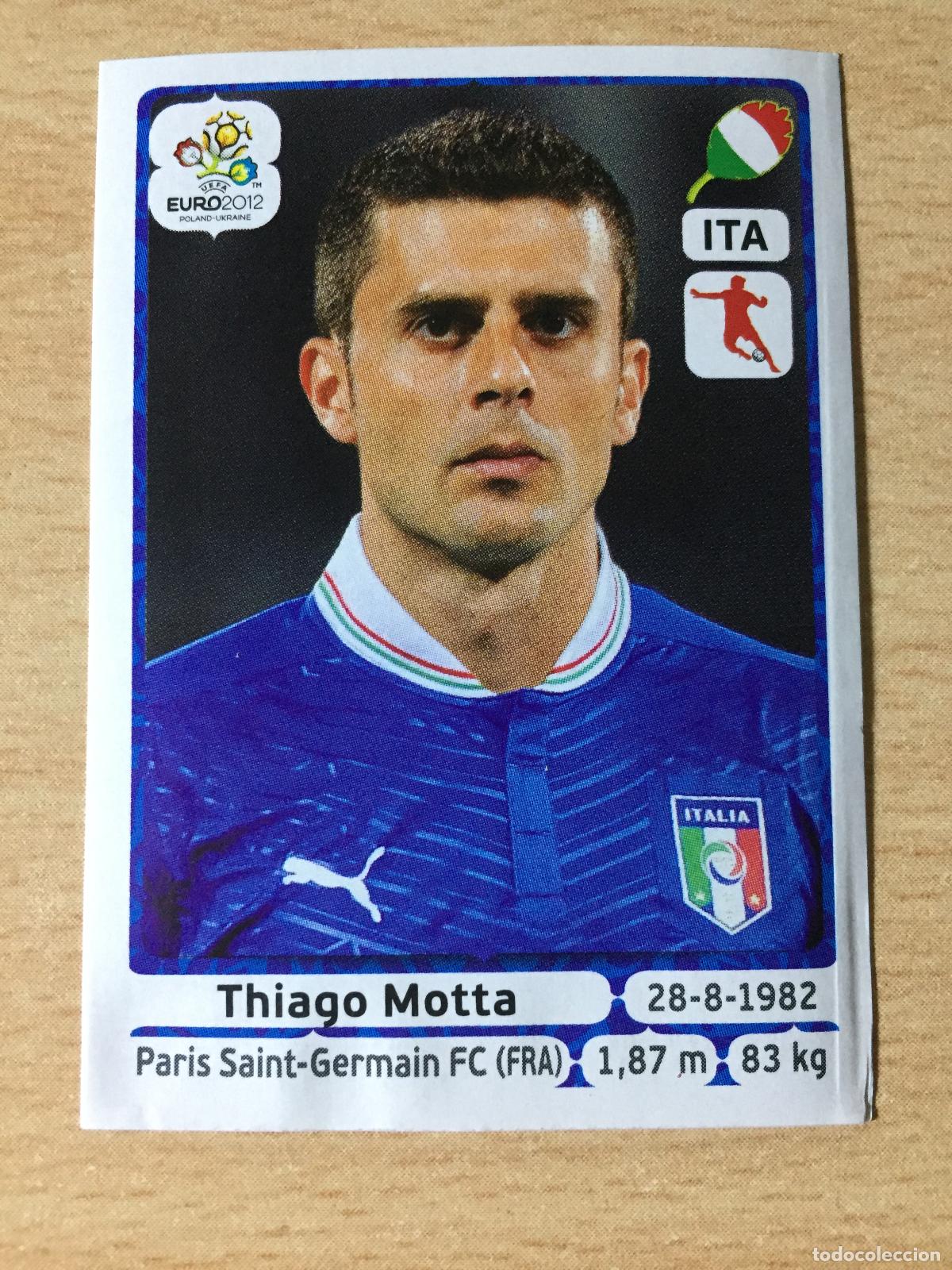 Fu&szlig;ball-Sticker: 2012 - 326 THIAGO MOTTA - ITALIA - UEFA EURO 2012 - PANINI