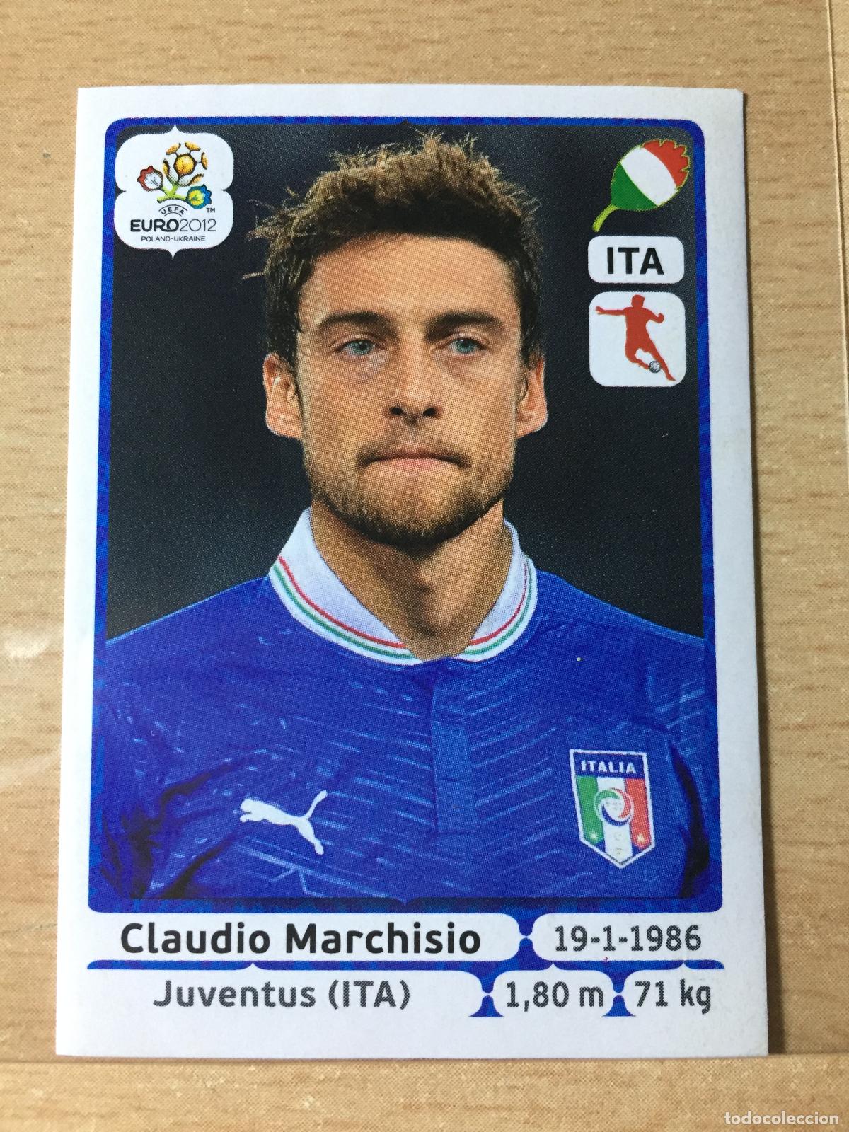 Fu&szlig;ball-Sticker: 2012 - 327 CLAUDIO MARCHISIO - ITALIA - UEFA EURO 2012 - PANINI