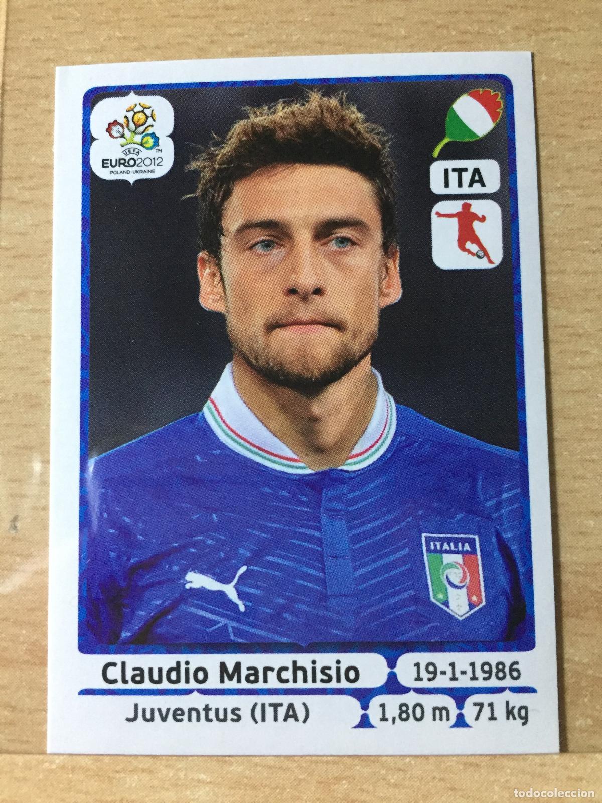 Fu&szlig;ball-Sticker: 2012 - 327 CLAUDIO MARCHISIO - ITALIA - UEFA EURO 2012 - PANINI