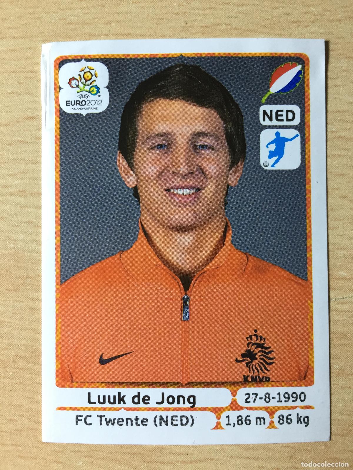 Fu&szlig;ball-Sticker: 2012 - 187 LUUK DE JONG - PAISES BAJOS - UEFA EURO 2012 - PANINI