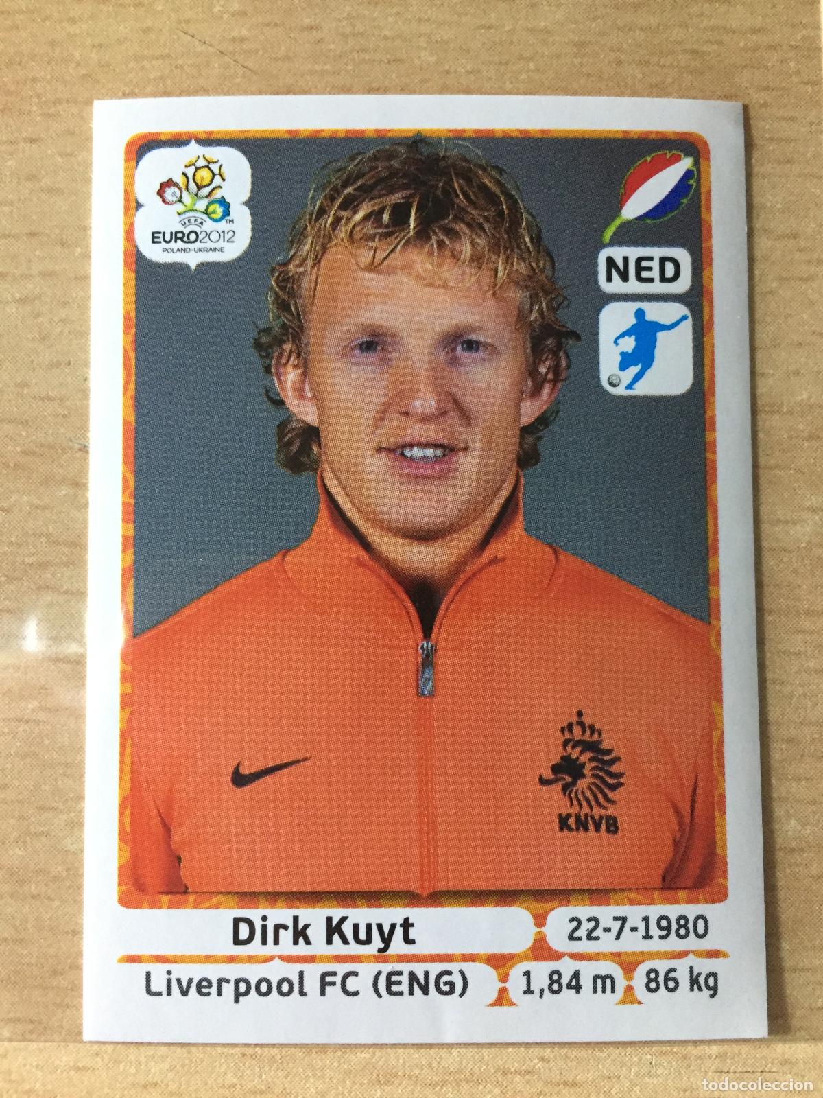 Fu&szlig;ball-Sticker: 2012 - 188 DIRK KUYT - PAISES BAJOS - UEFA EURO 2012 - PANINI