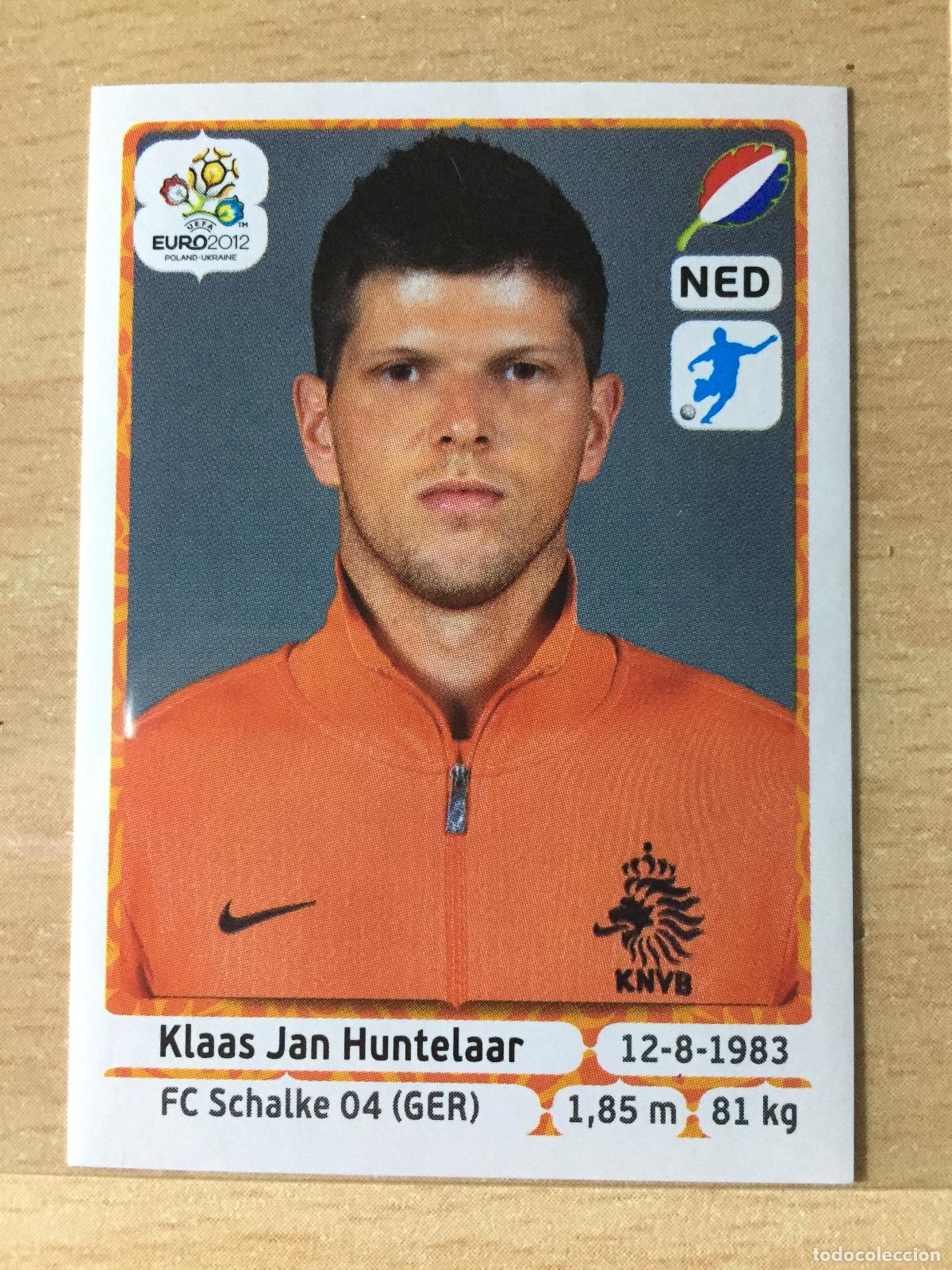 Fu&szlig;ball-Sticker: 2012 - 190 KLASS JAN HUNTELAAR - PAISES BAJOS - UEFA EURO 2012 - PANINI
