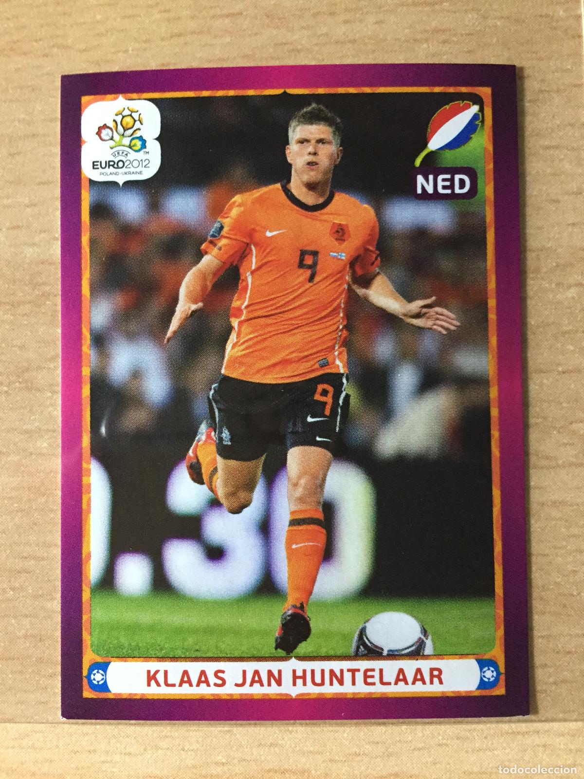 Fu&szlig;ball-Sticker: 2012 - 193 KLAAS JAN HUNTELAAR - PAISES BAJOS - UEFA EURO 2012 - PANINI