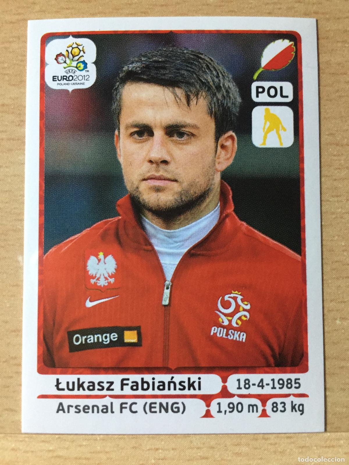 Fu&szlig;ball-Sticker: 2012 - 56 LUKASZ FABIANSKI - POLONIA - UEFA EURO 2012 - PANINI