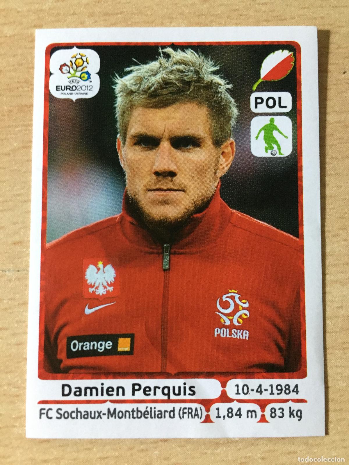 Fu&szlig;ball-Sticker: 2012 - 58 DAMIEN PERQUIS - POLONIA - UEFA EURO 2012 - PANINI