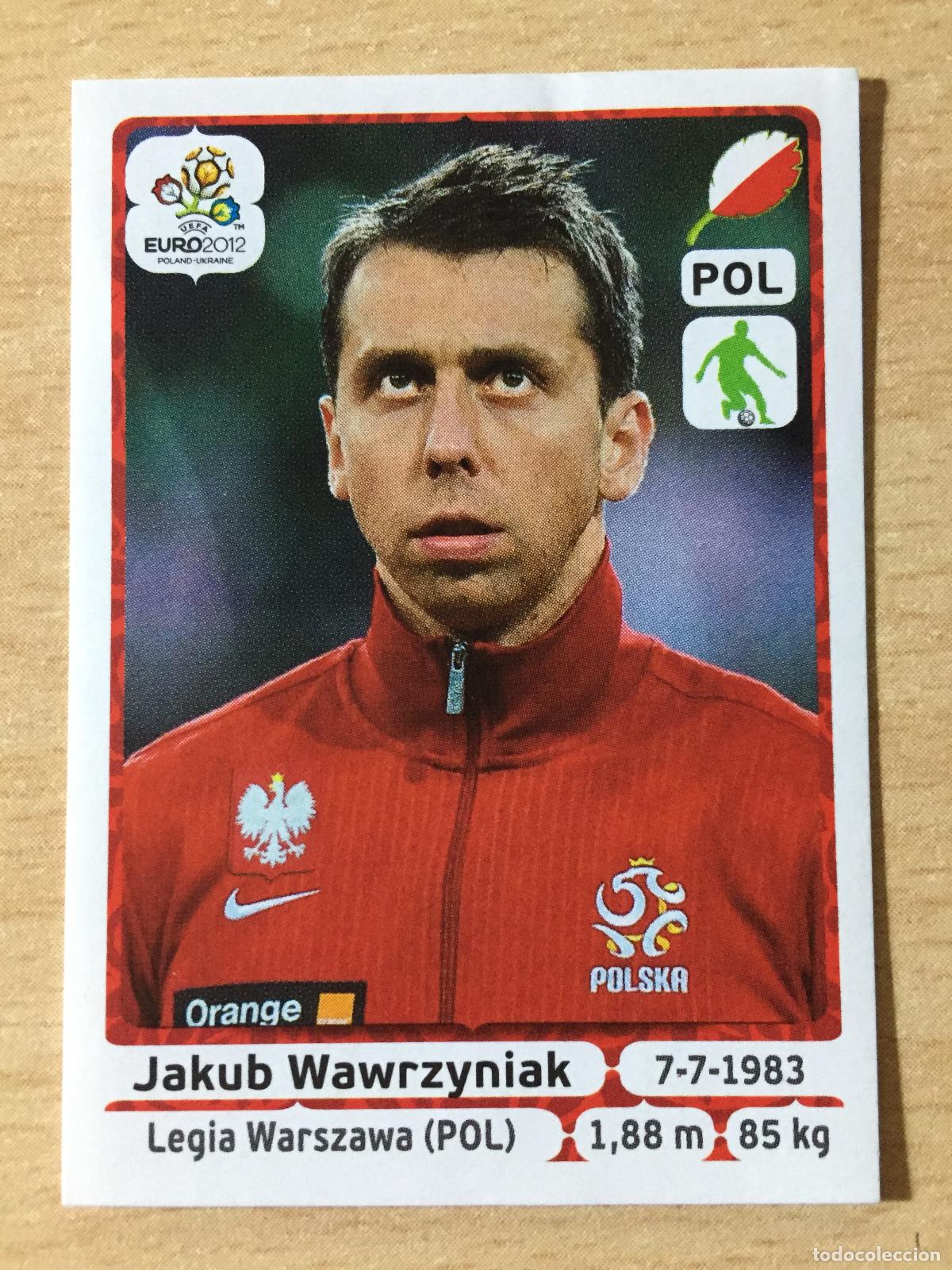 Fu&szlig;ball-Sticker: 2012 - 63 JAKUB WAWRZYNIAK - POLONIA - UEFA EURO 2012 - PANINI