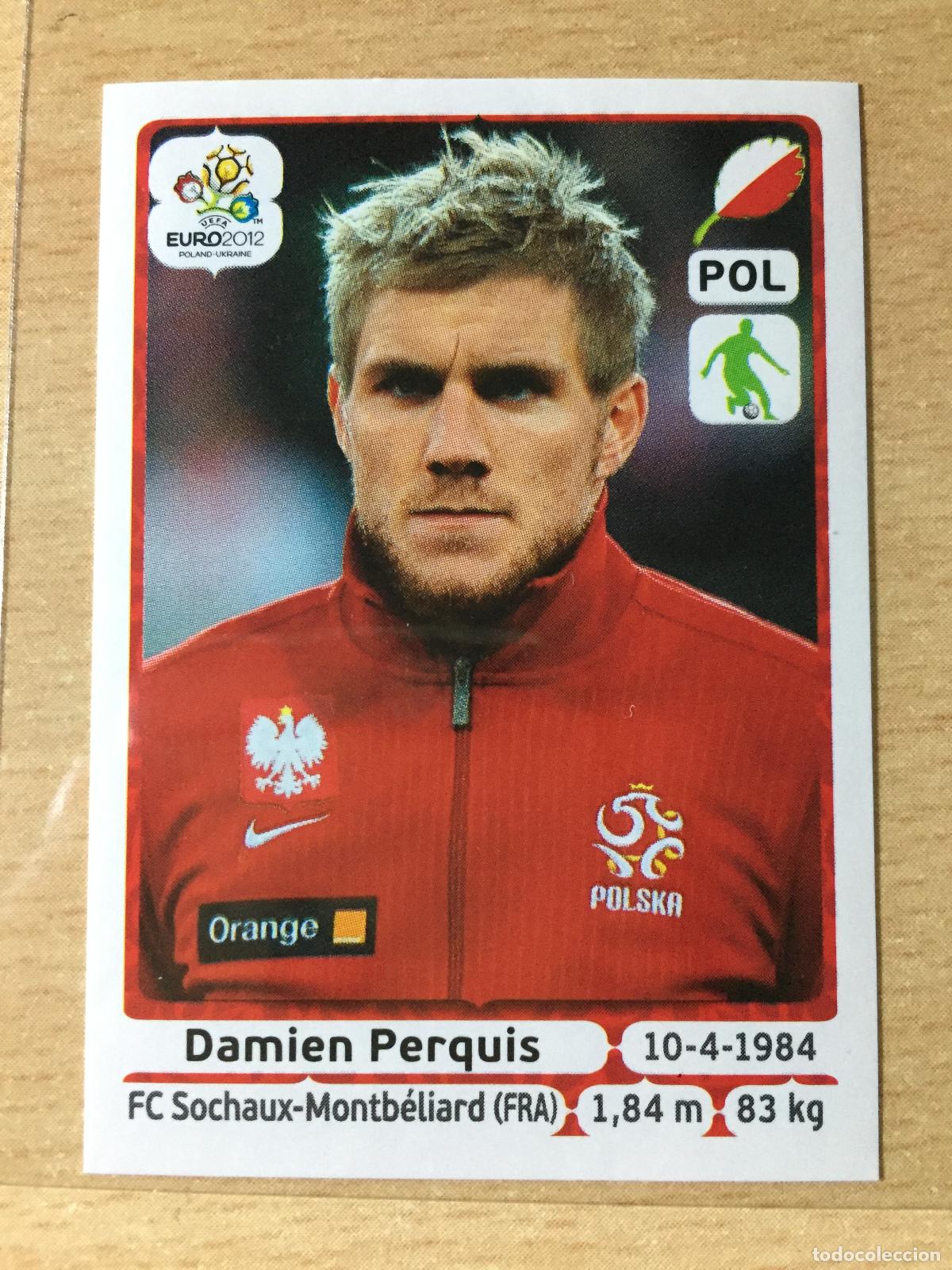Fu&szlig;ball-Sticker: 2012 - 58 DAMIEN PERQUIS - POLONIA - UEFA EURO 2012 - PANINI