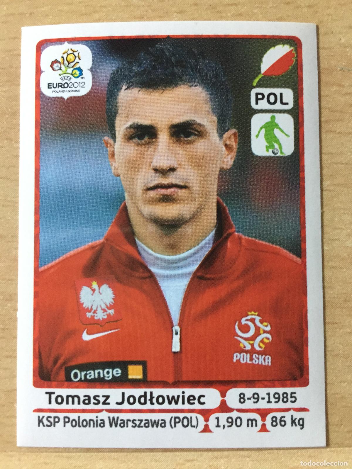 Fu&szlig;ball-Sticker: 2012 - 62 TOMASZ JODLOWIEC - POLONIA - UEFA EURO 2012 - PANINI
