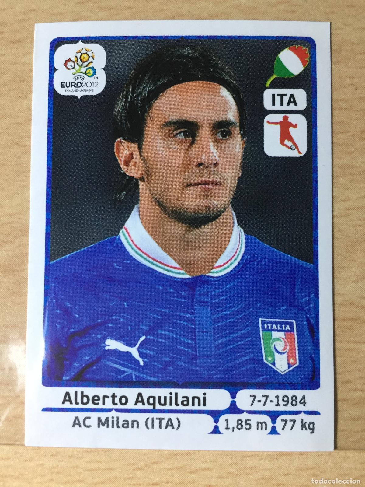 Fu&szlig;ball-Sticker: 2012 - 329 ALBERTO AQUILANI - ITALIA - UEFA EURO 2012 - PANINI